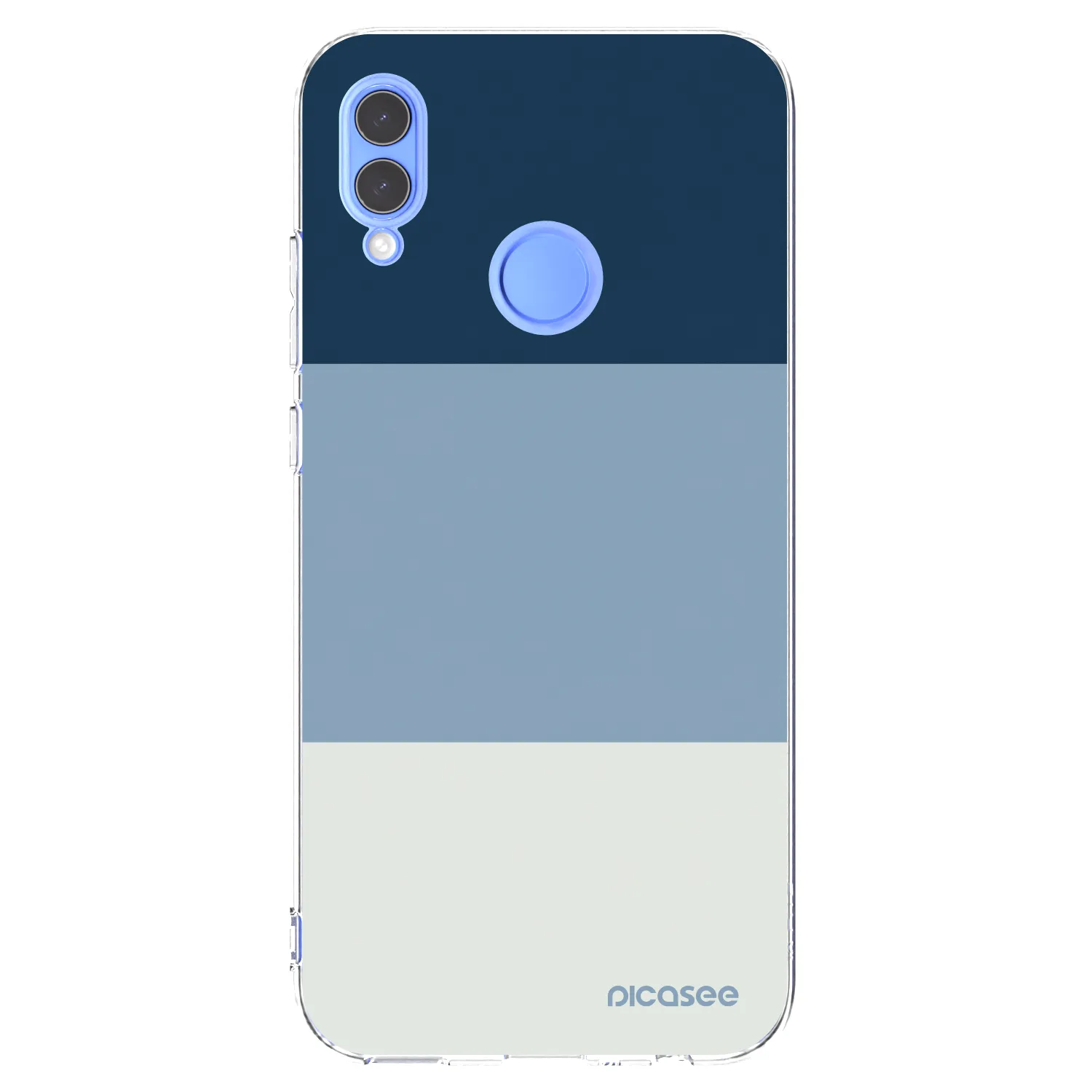 Picasee Huawei P Smart 2019 Hülle - Transparentes Silikon - Coastal Blue