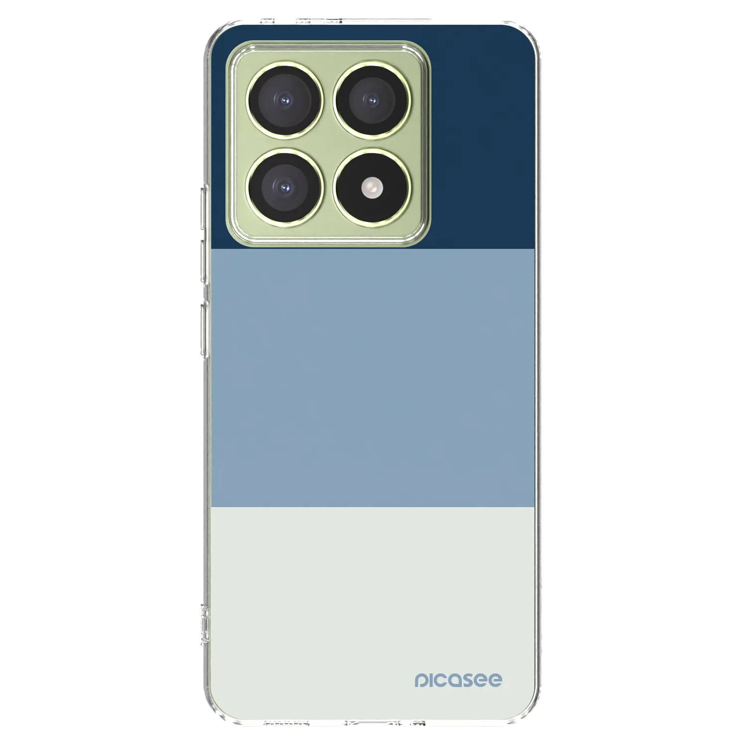 Picasee Xiaomi 14T Hülle - Transparentes Silikon - Coastal Blue