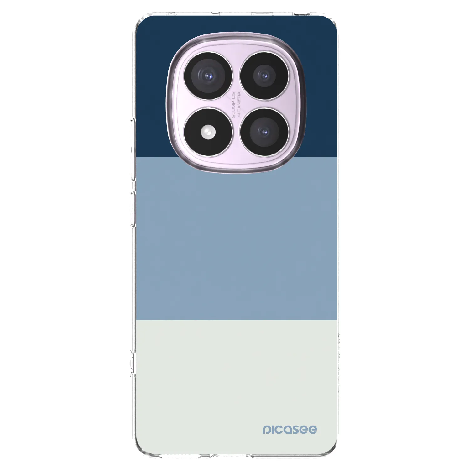 Picasee Xiaomi Redmi Note 14 Pro 5G Hülle - Transparentes Silikon - Coastal Blue