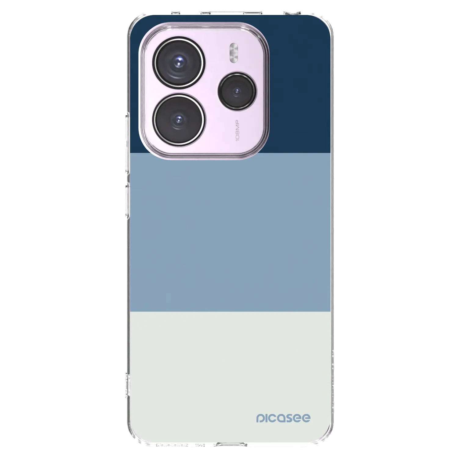 Picasee Xiaomi Redmi Note 14 5G Hülle - Transparentes Silikon - Coastal Blue
