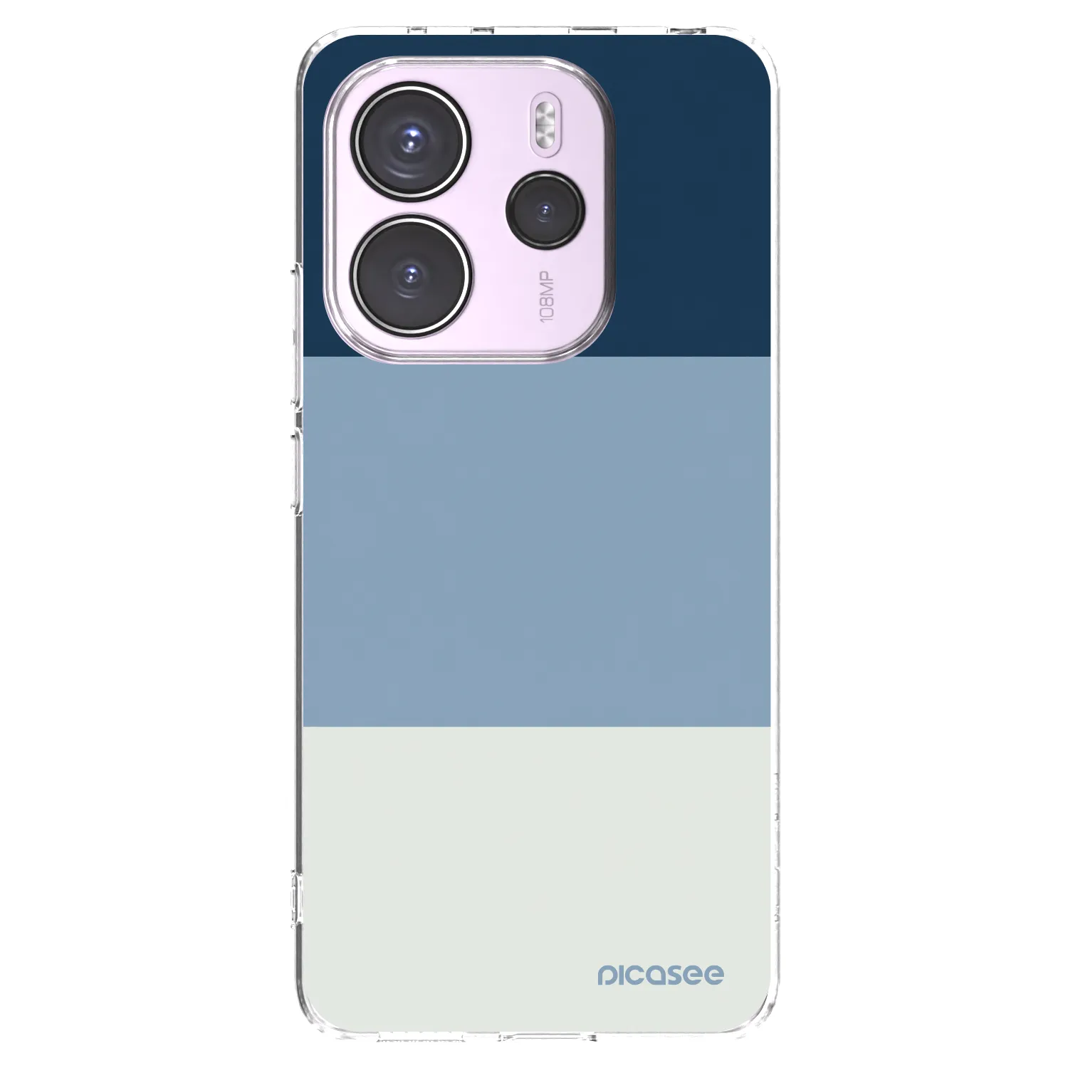 Picasee Xiaomi Redmi Note 14 4G Hülle - Transparentes Silikon - Coastal Blue