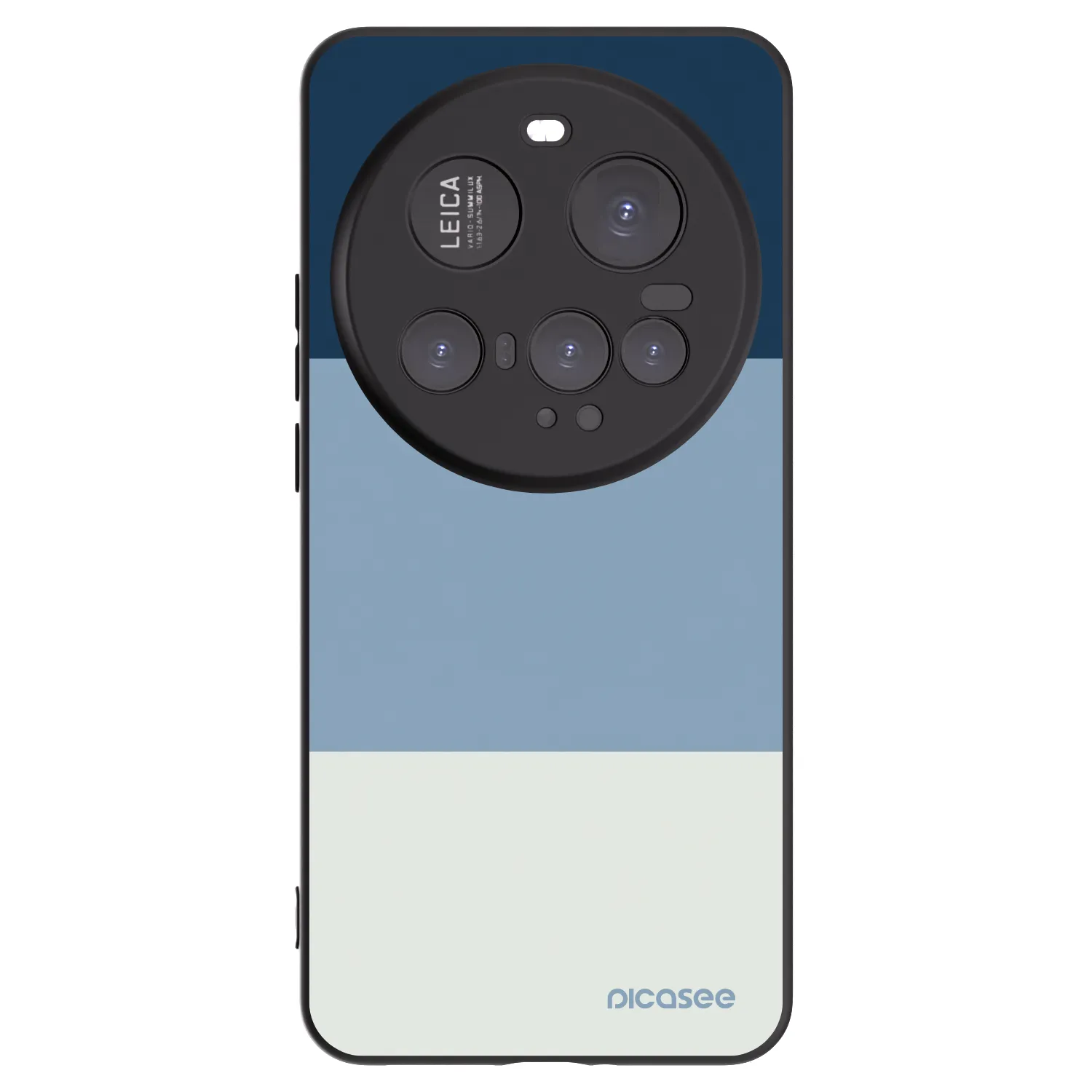 Picasee Xiaomi 15 Ultra Hülle - Schwarzes Silikon - Coastal Blue