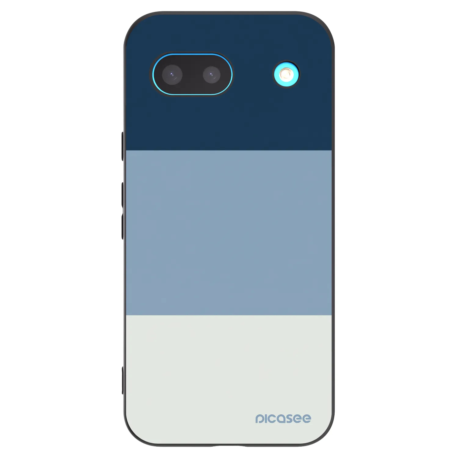 Picasee Google Pixel 8 Hülle - Schwarzes Silikon - Coastal Blue