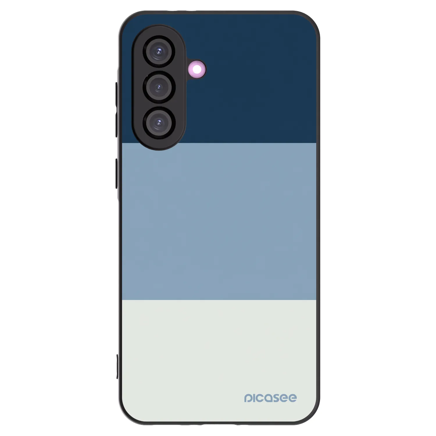 Picasee Samsung Galaxy A56 5G A566B Hülle - Schwarzes Silikon - Coastal Blue