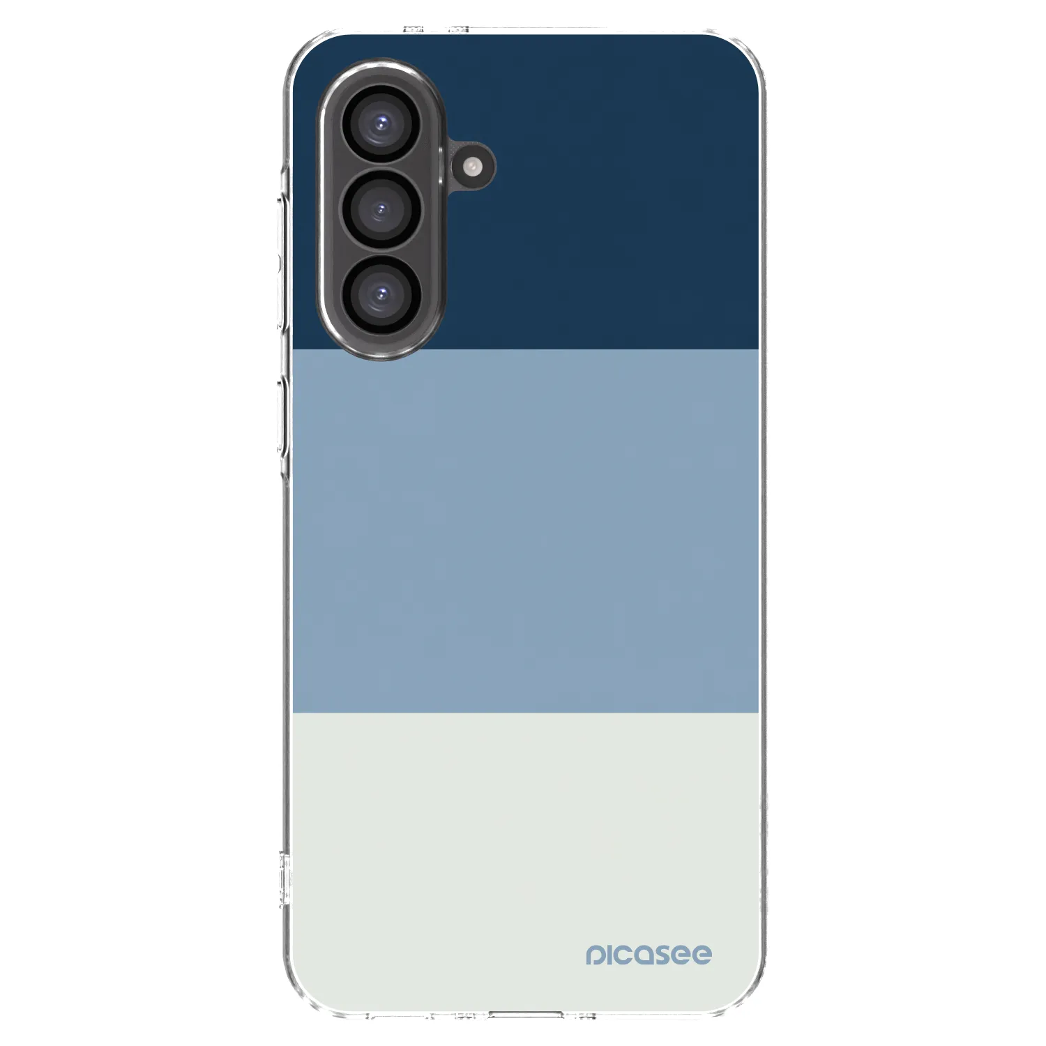 Picasee Samsung Galaxy A36 5G Hülle - Transparentes Silikon - Coastal Blue