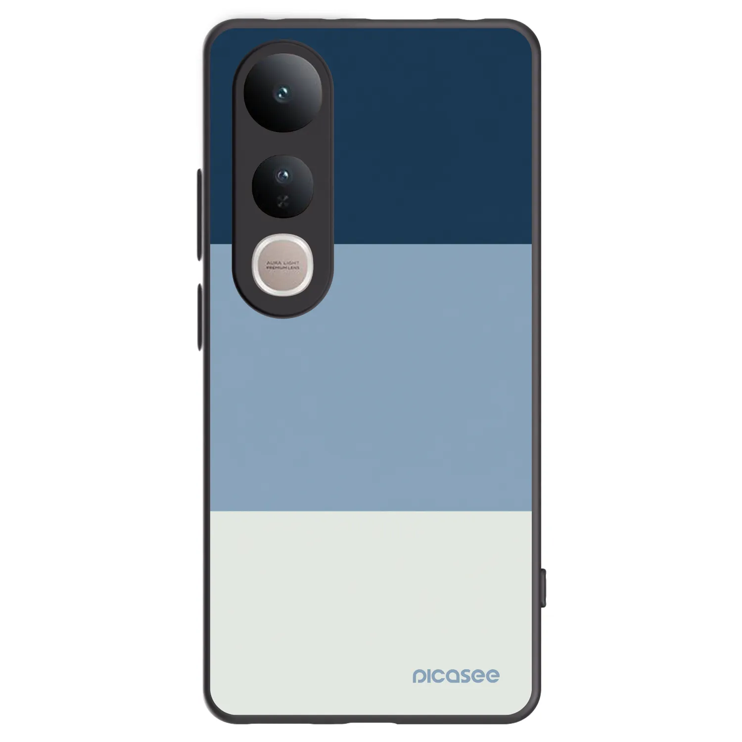Picasee Vivo V50 Lite 5G Hülle - Schwarzes Silikon - Coastal Blue