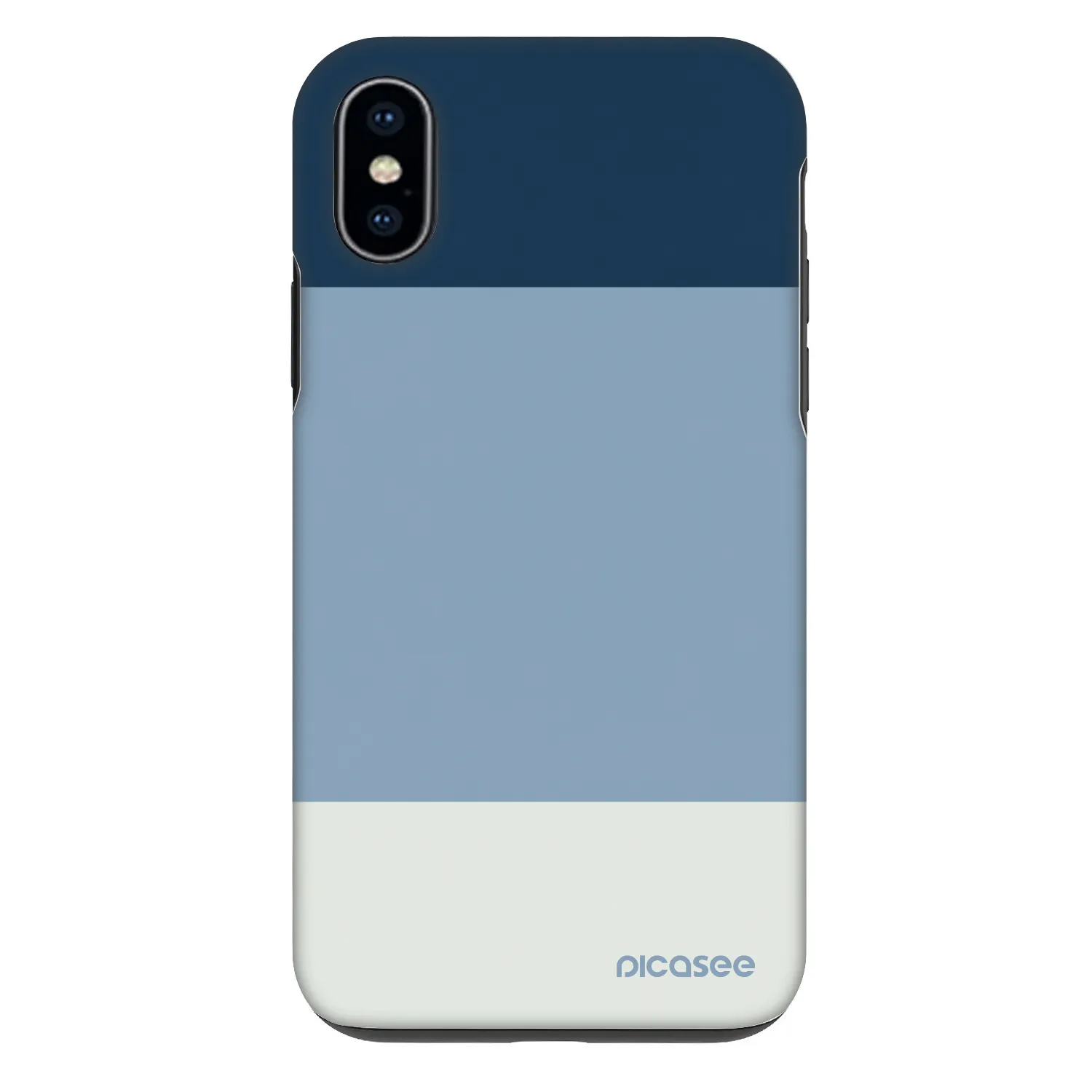 Picasee Fashion Case für Apple iPhone X/XS - Coastal Blue