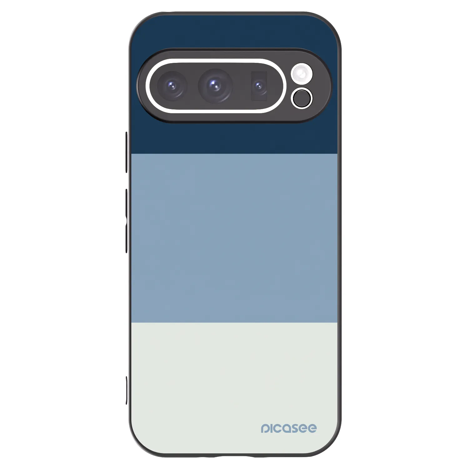 Picasee Google Pixel 9 Pro XL Hülle - Schwarzes Silikon - Coastal Blue