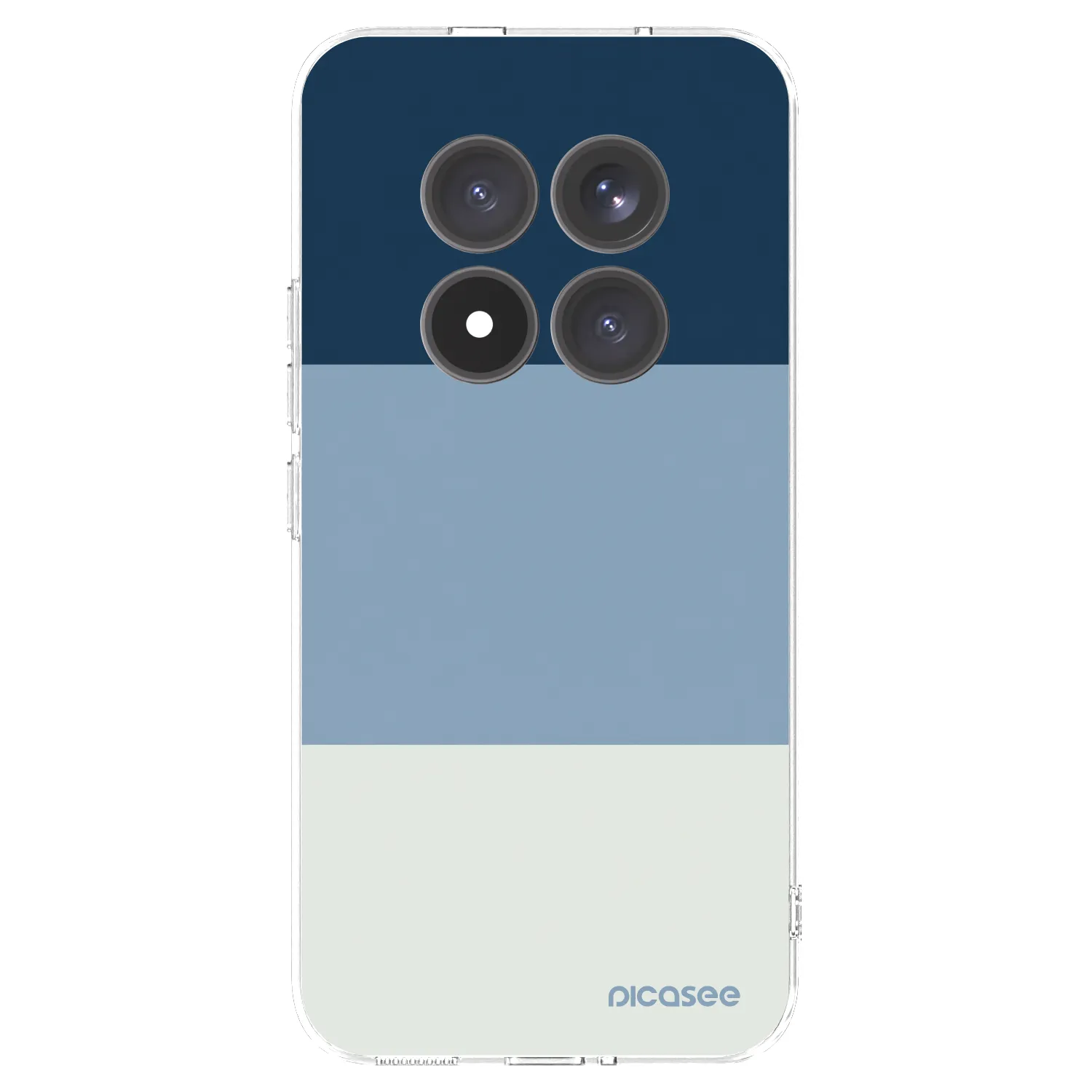 Picasee Xiaomi Redmi Note 15 Pro+ Hülle - Transparentes Silikon - Coastal Blue