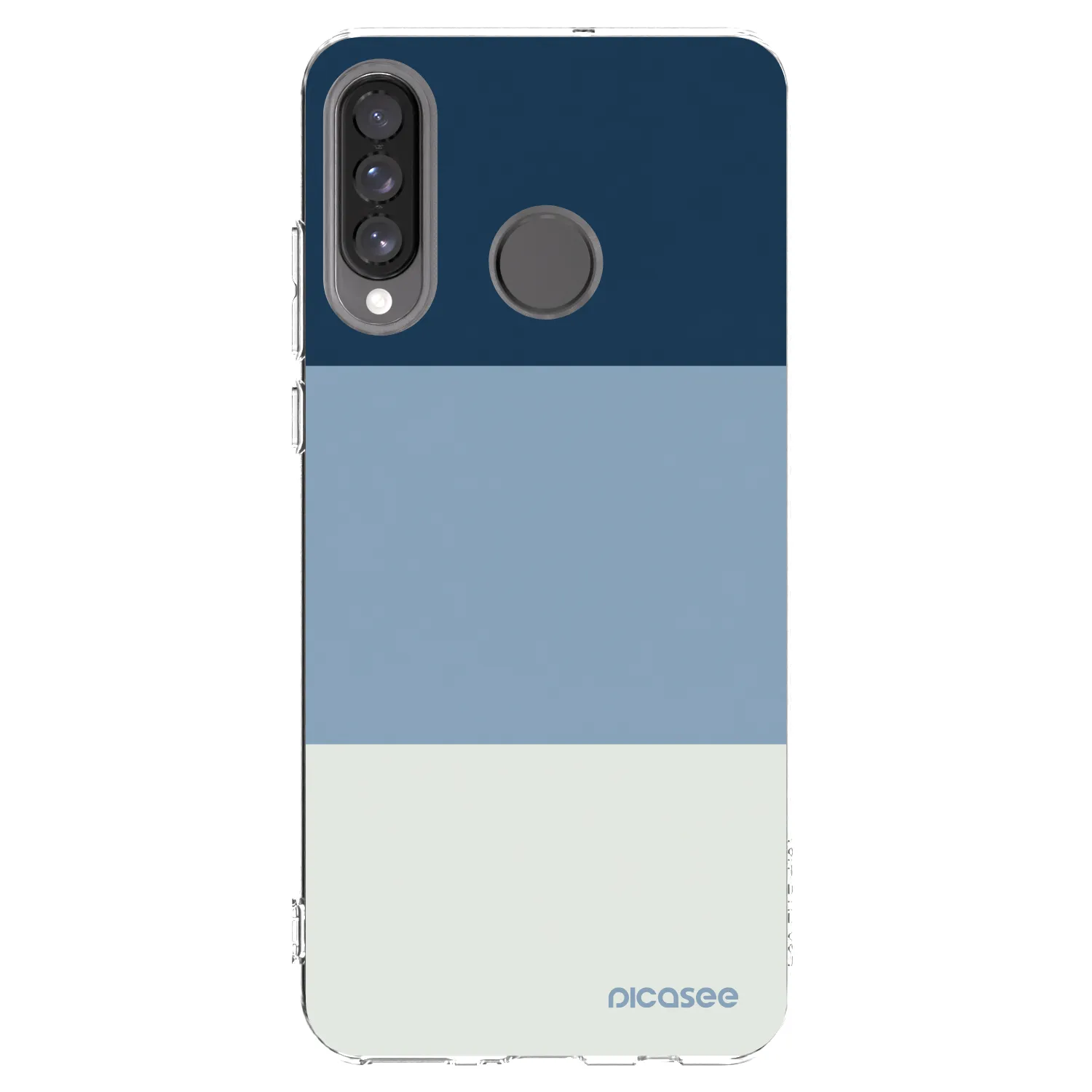 Picasee Huawei P30 Lite Hülle - Transparentes Silikon - Coastal Blue