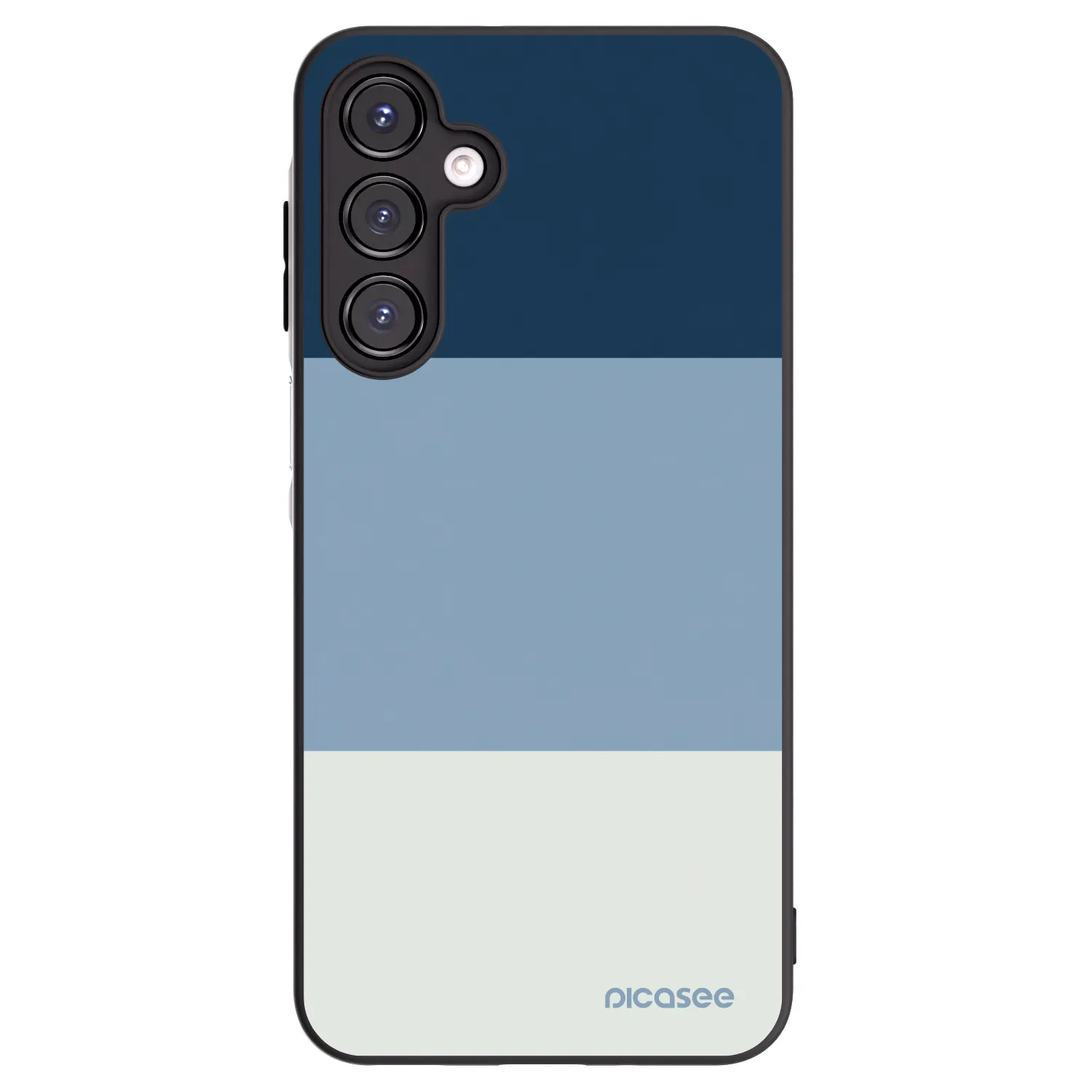 Picasee Samsung Galaxy A16 4G Hülle - Schwarzes Silikon - Coastal Blue