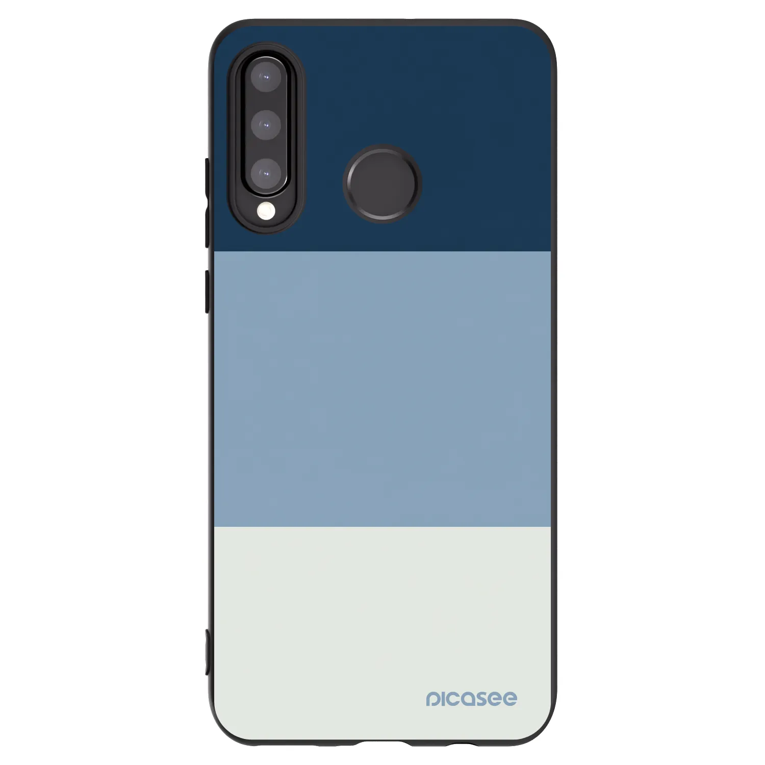 Picasee Huawei P30 Lite Hülle - Schwarzes Silikon - Coastal Blue