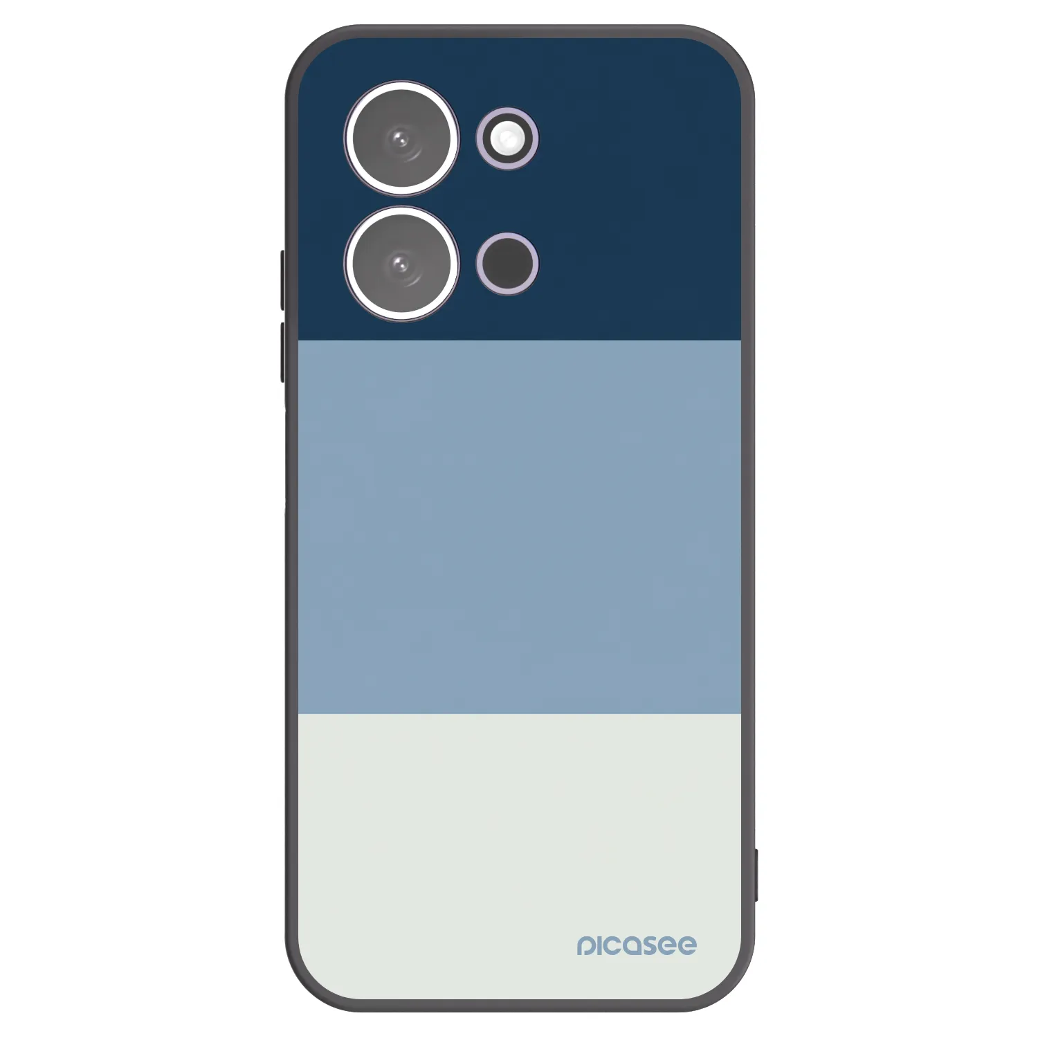 Picasee Xiaomi Redmi 15C 5G Hülle - Schwarzes Silikon - Coastal Blue