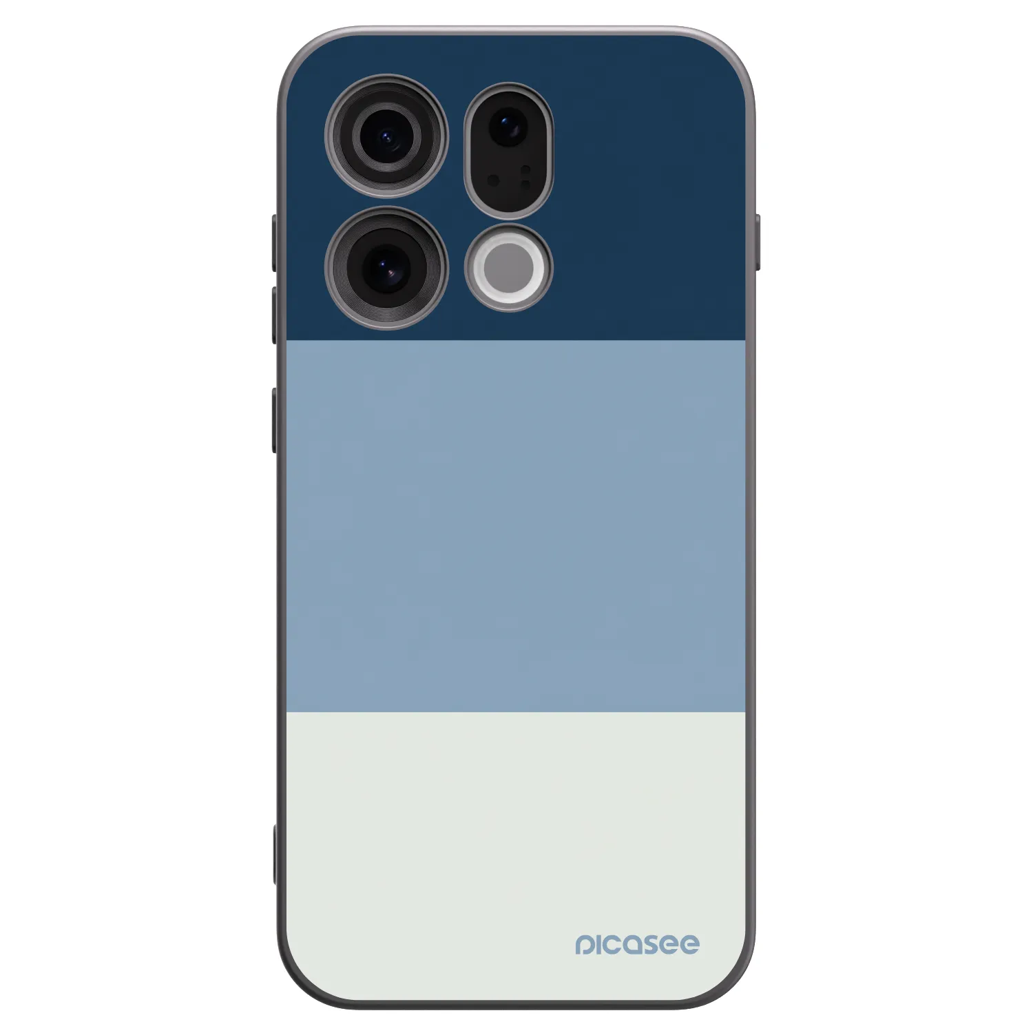 Picasee OPPO Find X9 Hülle - Schwarzes Silikon - Coastal Blue