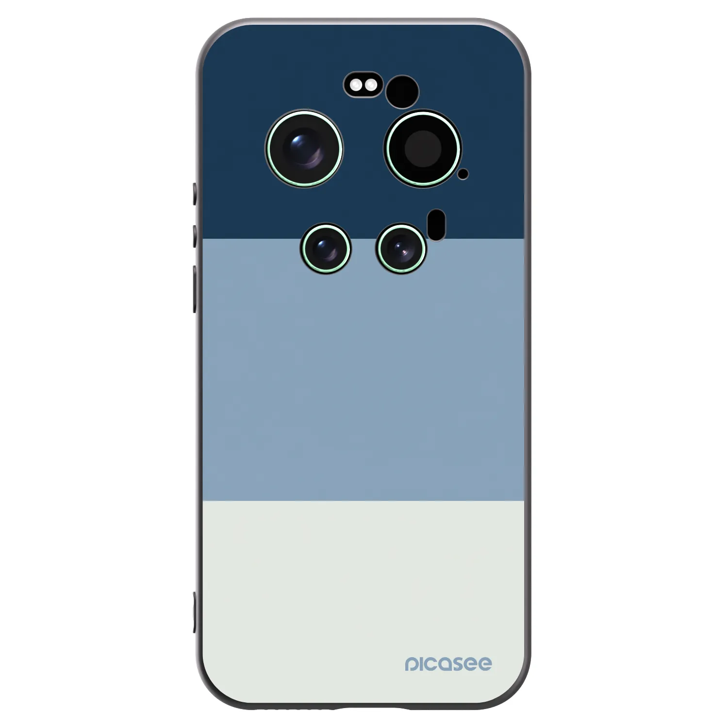 Picasee Xiaomi 17 Ultra Hülle - Schwarzes Silikon - Coastal Blue