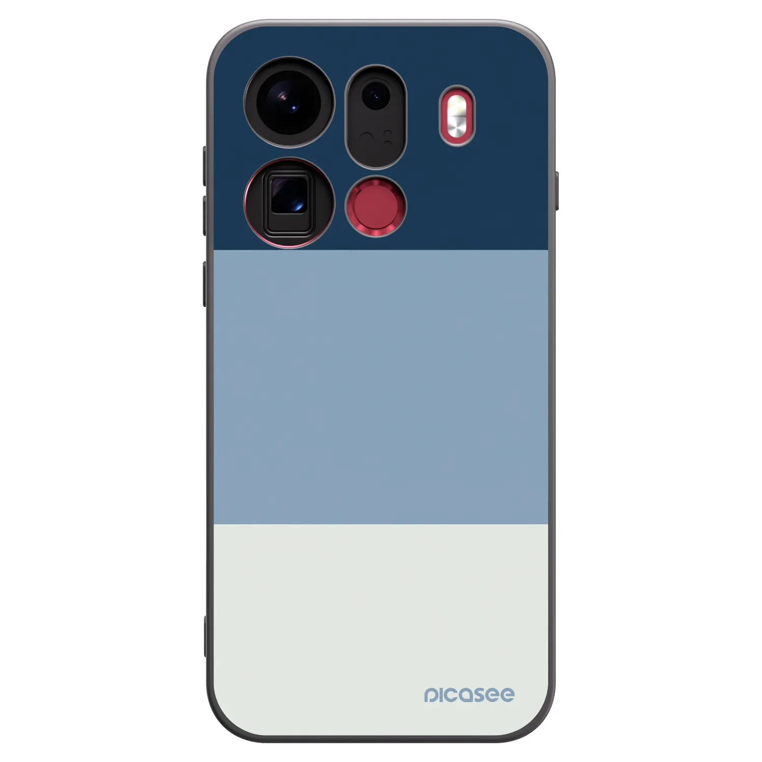 Picasee OPPO Find X9 Pro Hülle - Schwarzes Silikon - Coastal Blue