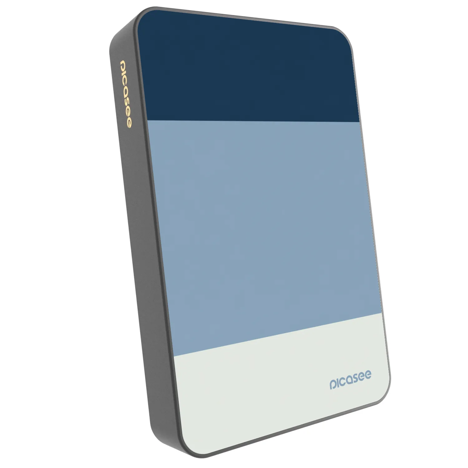 Picasee Powerbank mit MagSafe 10 000 mAh Grau - Coastal Blue