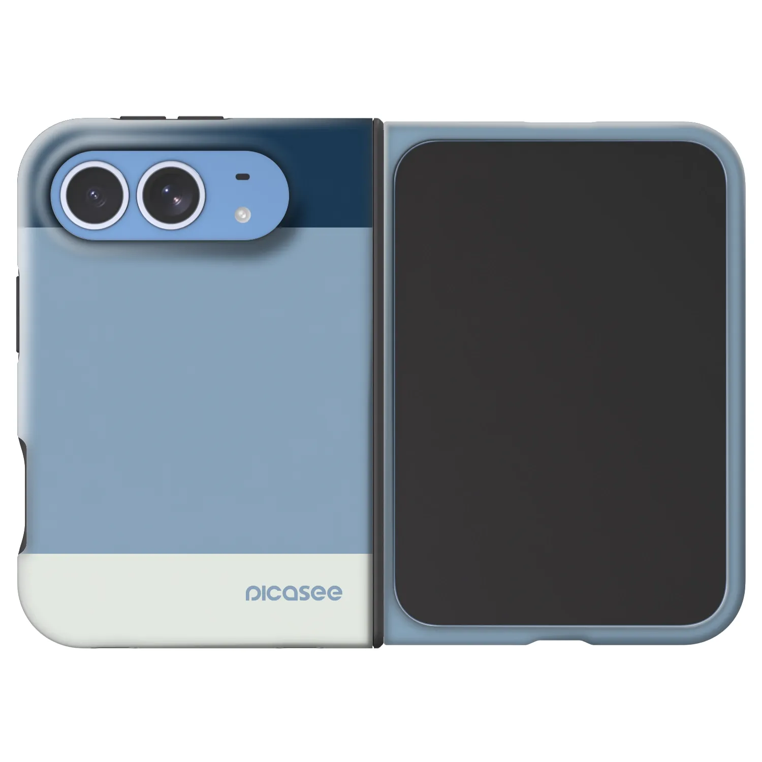 Picasee Fashion Case MagSafe für Apple iPhone Duo - Coastal Blue