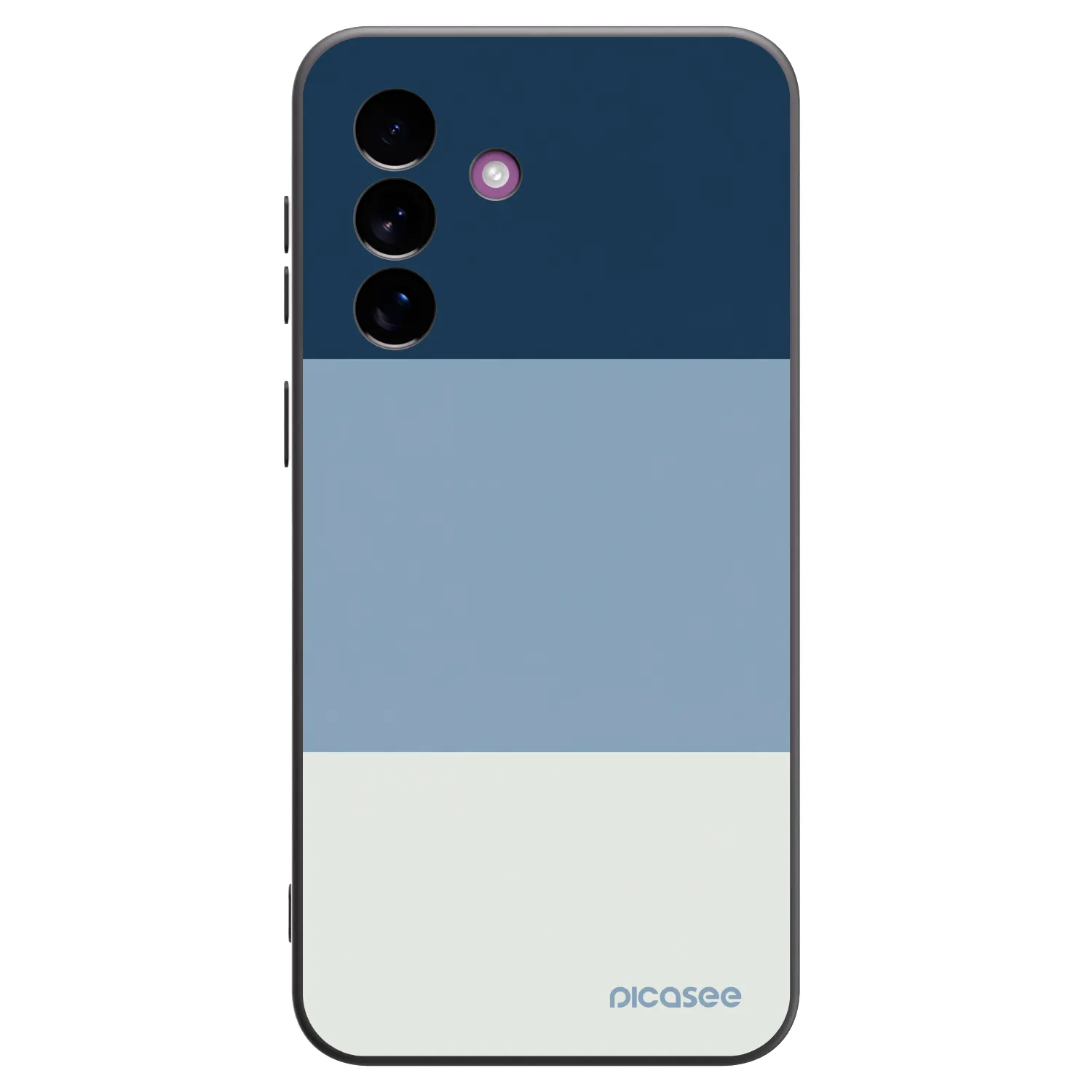Picasee Samsung Galaxy A37 Hülle - Schwarzes Silikon - Coastal Blue