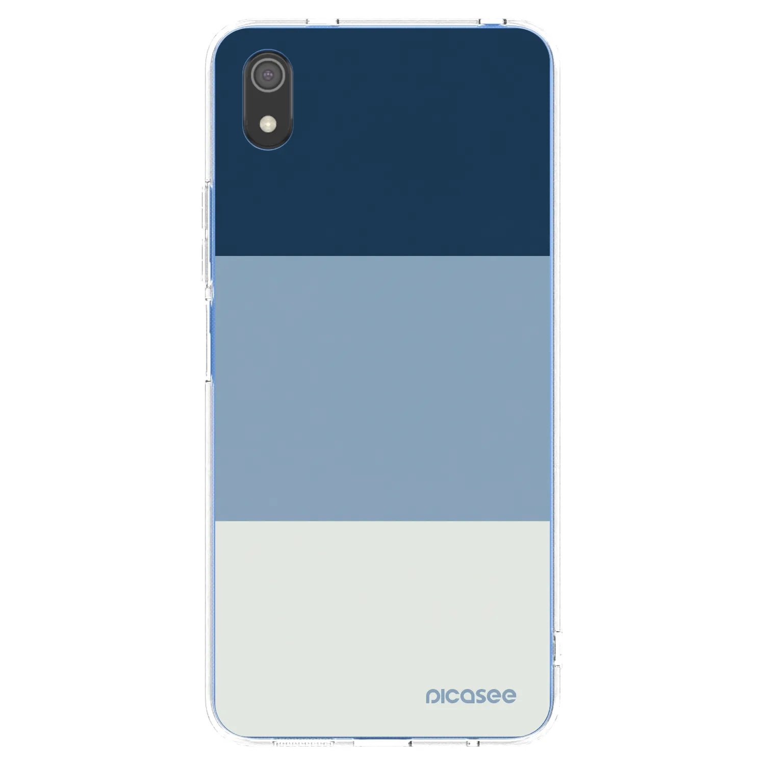 Picasee Xiaomi Redmi 7A Hülle - Transparentes Silikon - Coastal Blue