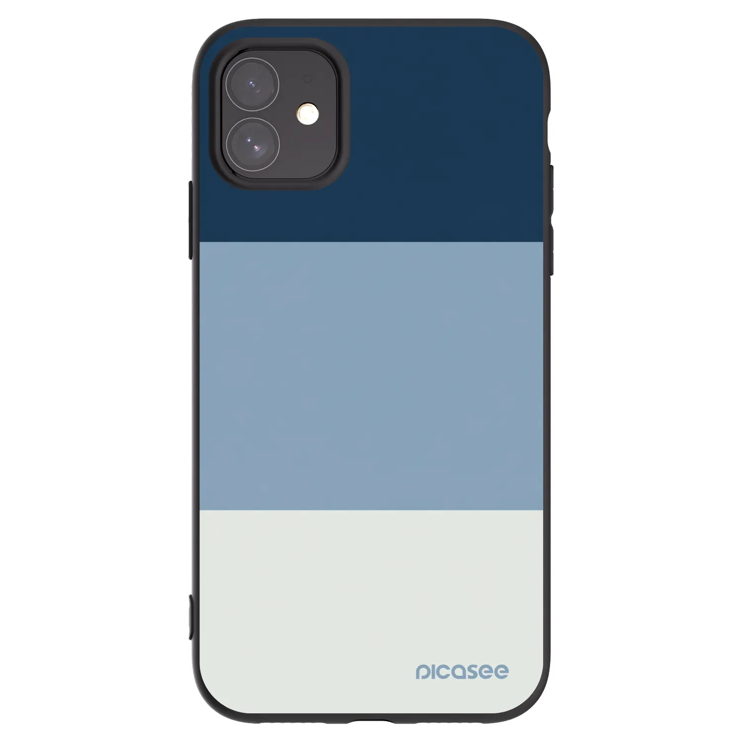 Picasee Apple iPhone 11 Hülle - Schwarzes Silikon - Coastal Blue