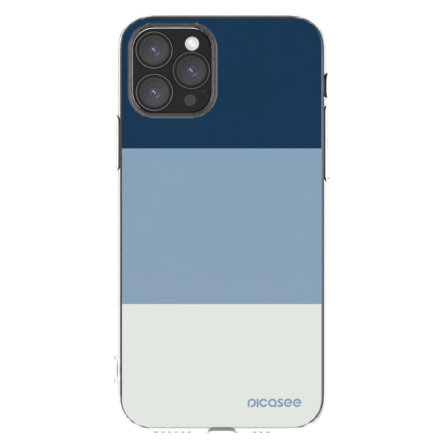 Picasee Apple iPhone 11 Pro Hülle - Transparentes Silikon - Coastal Blue