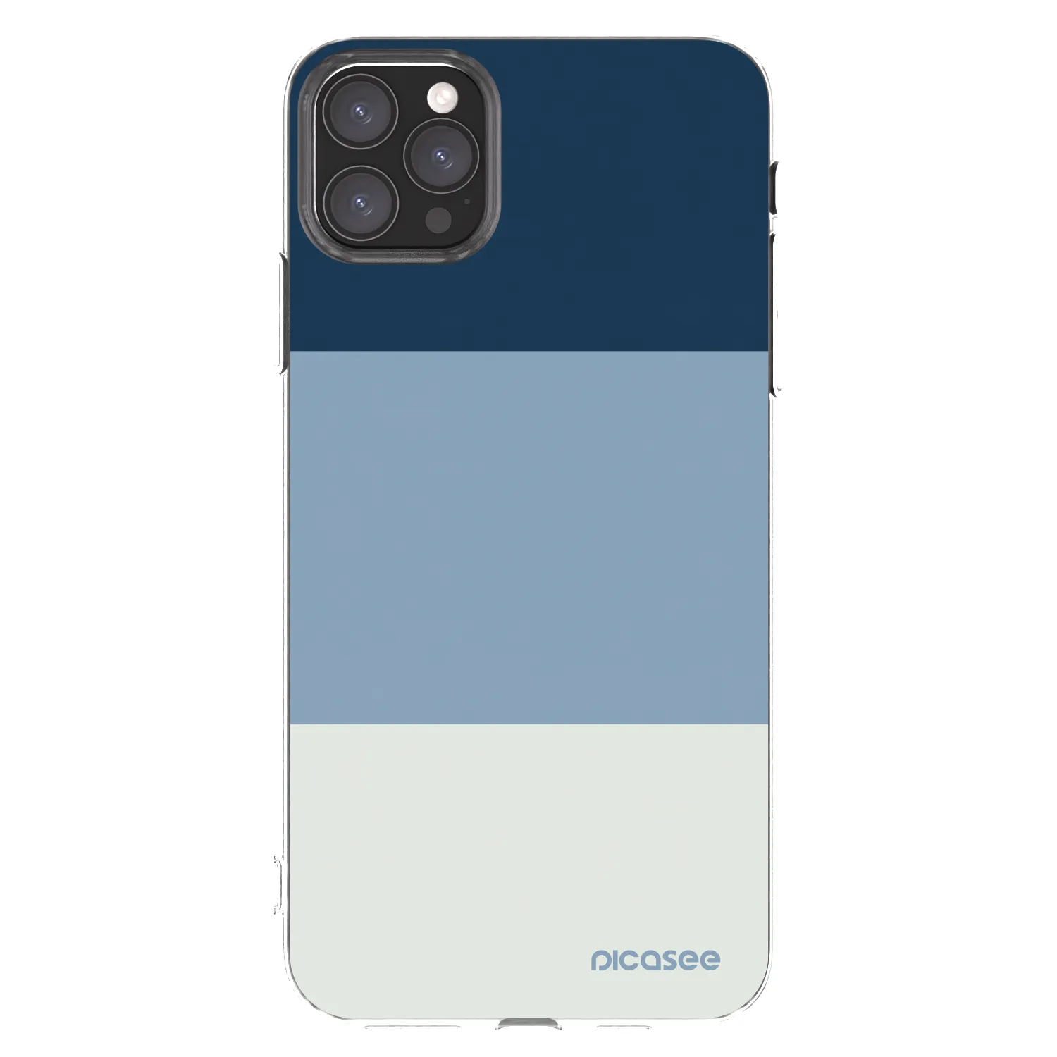 Picasee Apple iPhone 11 Pro Max Hülle - Transparentes Silikon - Coastal Blue