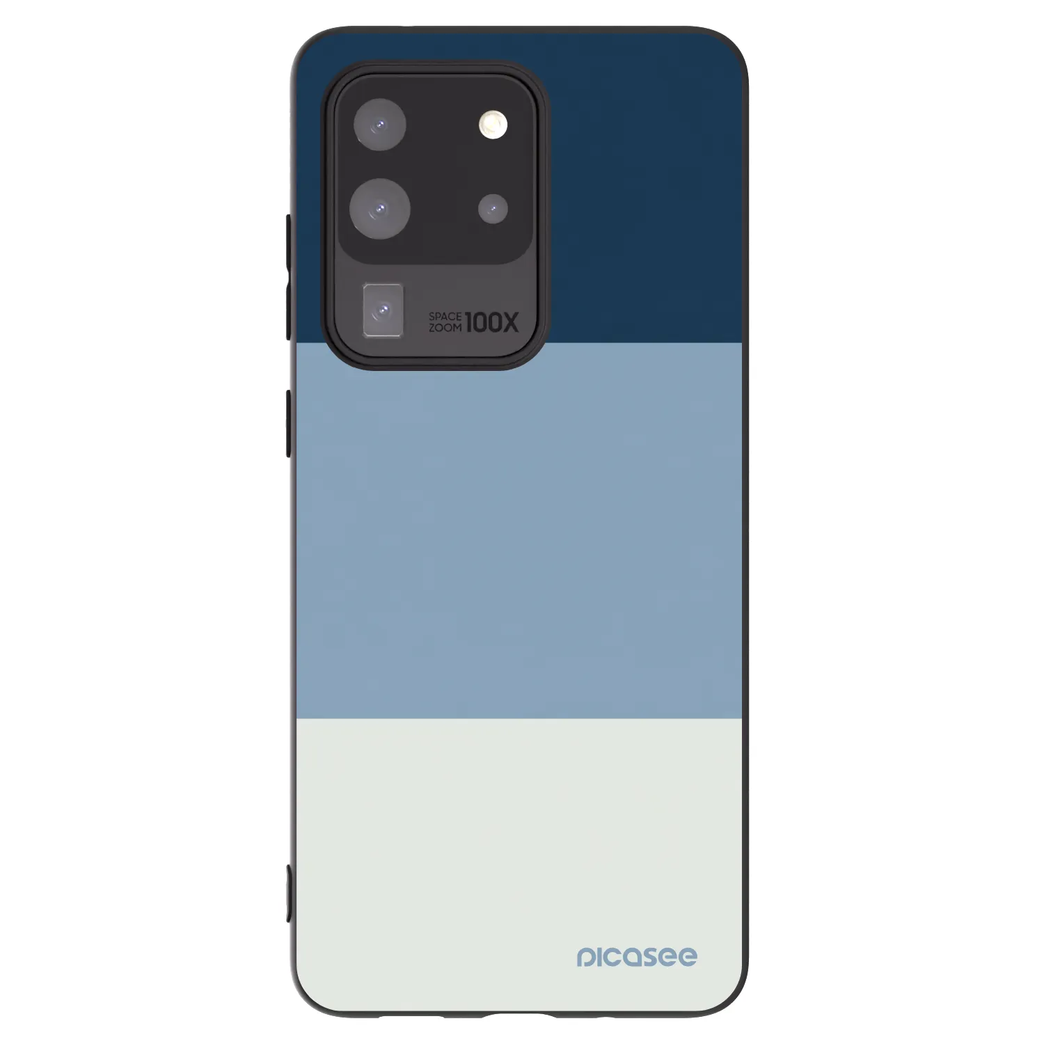 Picasee Samsung Galaxy S20 Ultra 5G G988F Hülle - Schwarzes Silikon - Coastal Blue