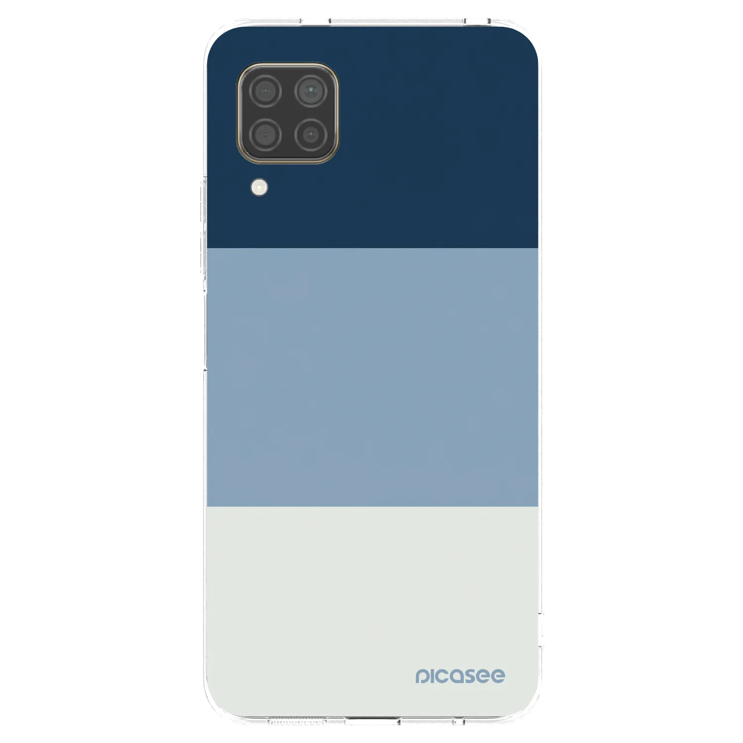 Picasee Huawei P40 Lite Hülle - Transparentes Silikon - Coastal Blue
