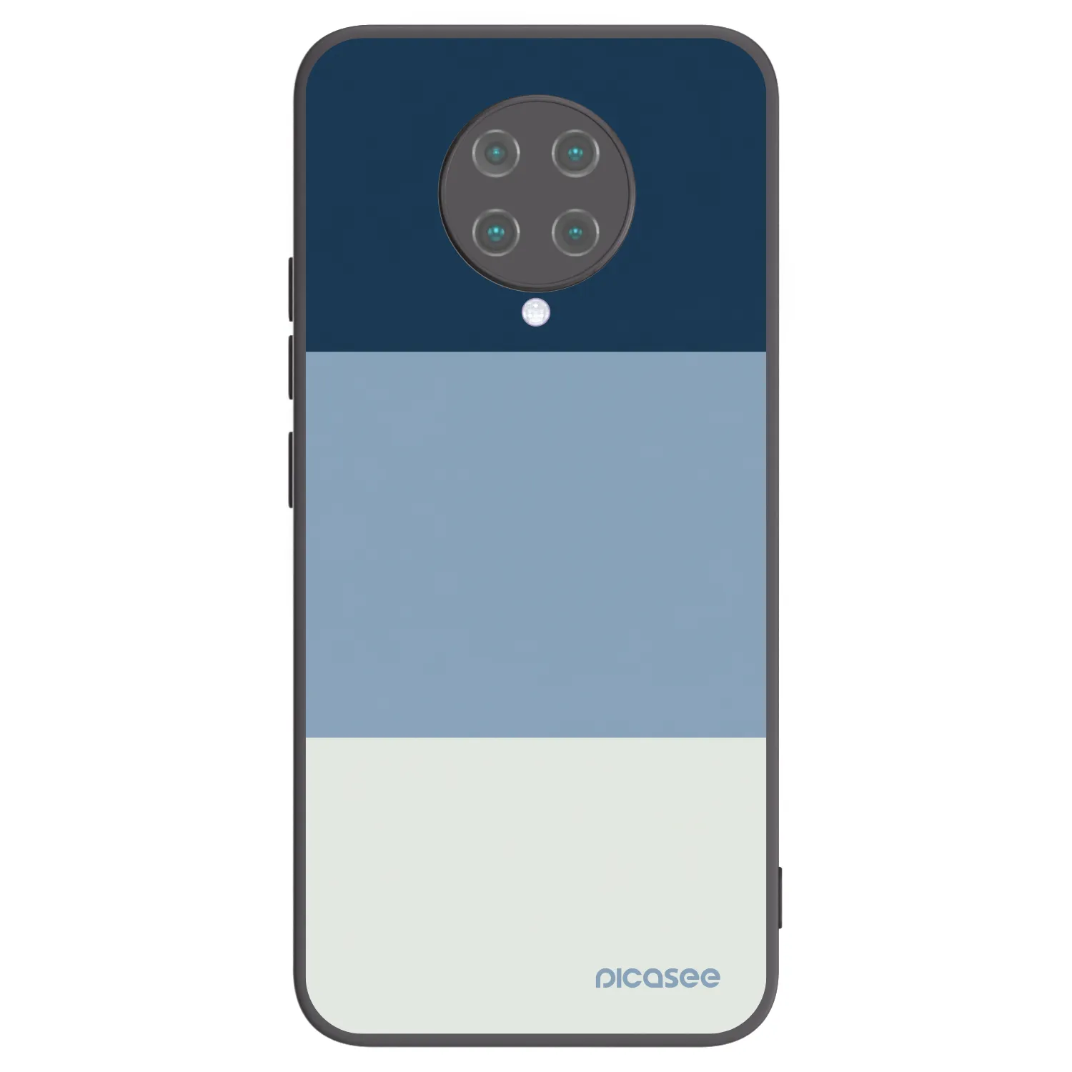 Picasee Xiaomi Poco F2 Pro Hülle - Schwarzes Silikon - Coastal Blue