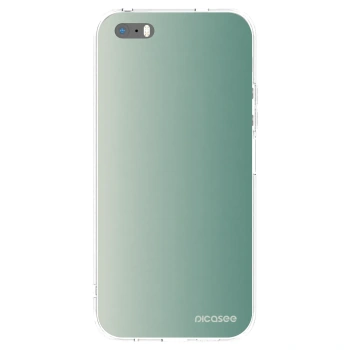 Apple iPhone 5/5S/SE Hülle - Transparentes Silikon - Misty Sage