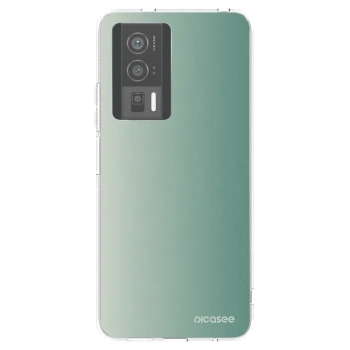 Picasee Xiaomi Poco F5 Pro 5G Hülle - Transparentes Silikon - Misty Sage
