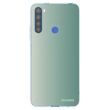 Picasee Xiaomi Redmi Note 8T Hülle - Transparentes Silikon - Misty Sage