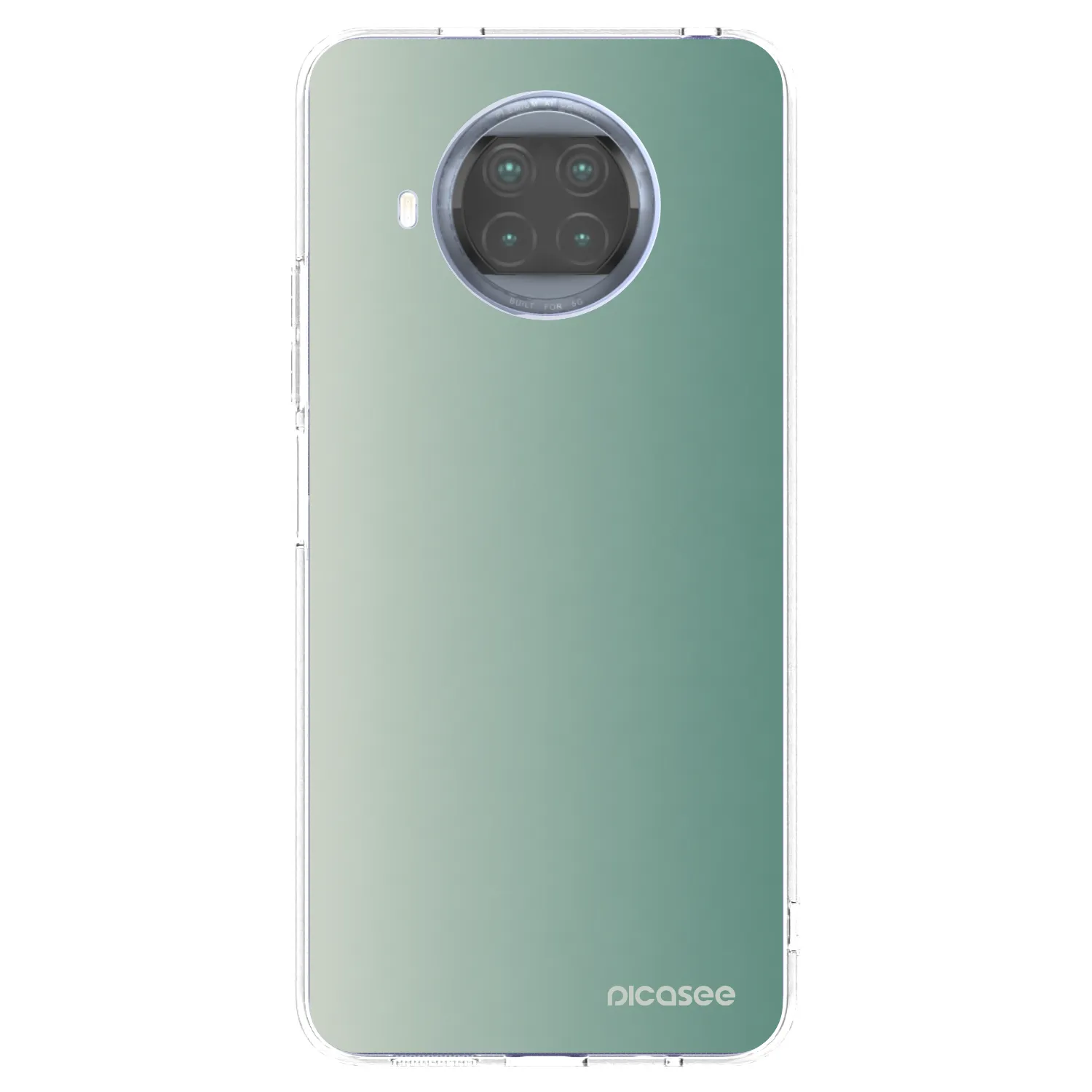 Picasee Xiaomi Mi 10T Lite Hülle - Transparentes Silikon - Misty Sage