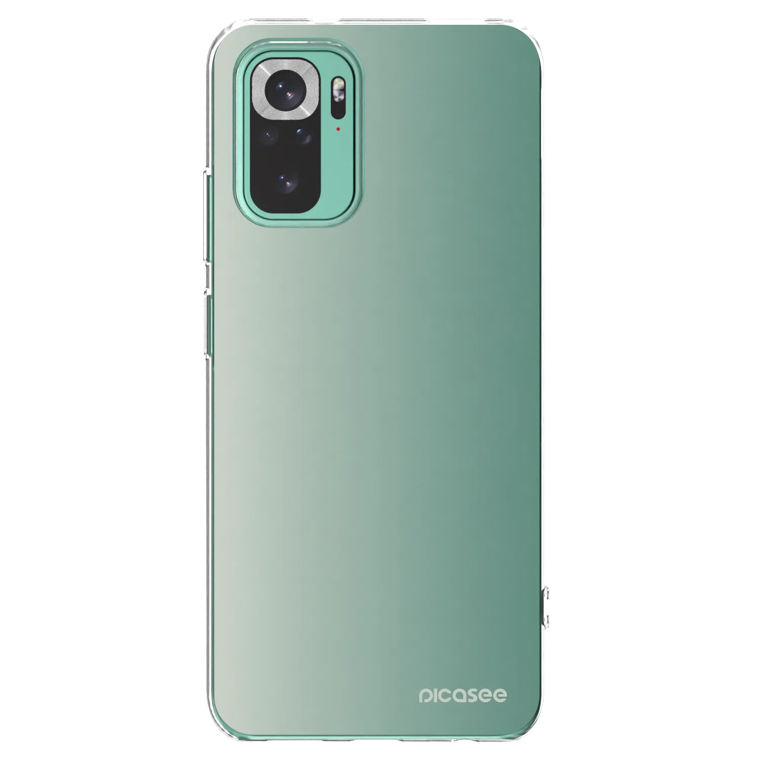 Picasee Xiaomi Redmi Note 10 Pro Hülle - Transparentes Silikon - Misty Sage