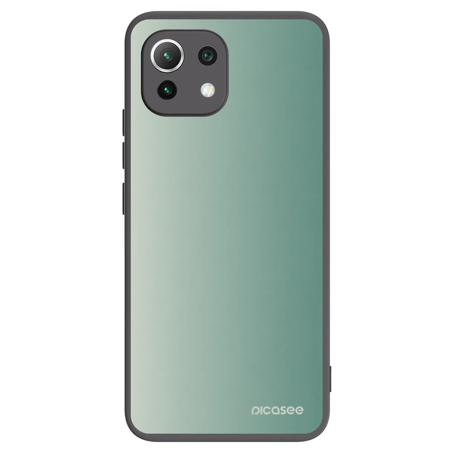 Picasee Xiaomi Mi 11 Lite Hülle - Schwarzes Silikon - Misty Sage