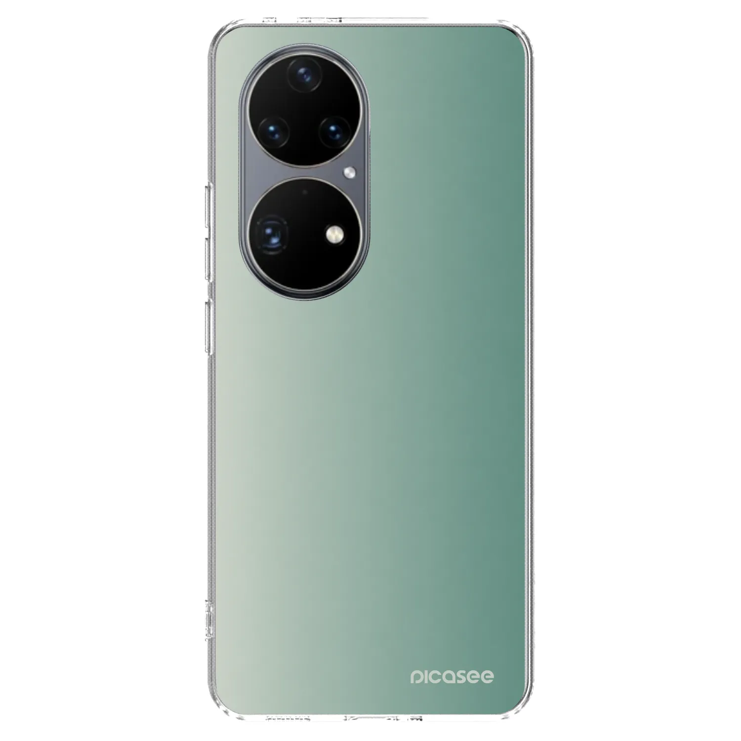 Picasee Huawei P50 Hülle - Transparentes Silikon - Misty Sage
