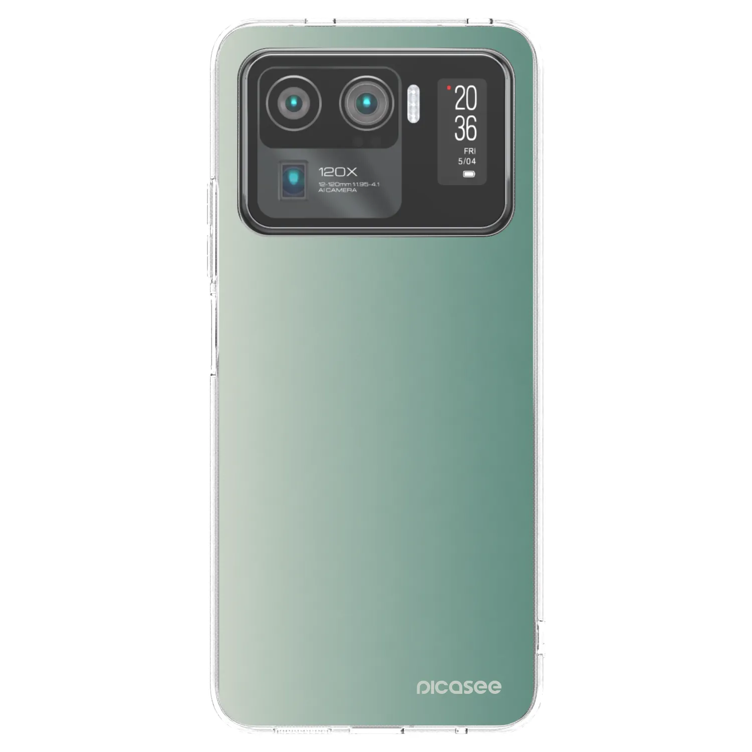 Picasee Xiaomi Mi 11 Ultra Hülle - Transparentes Silikon - Misty Sage