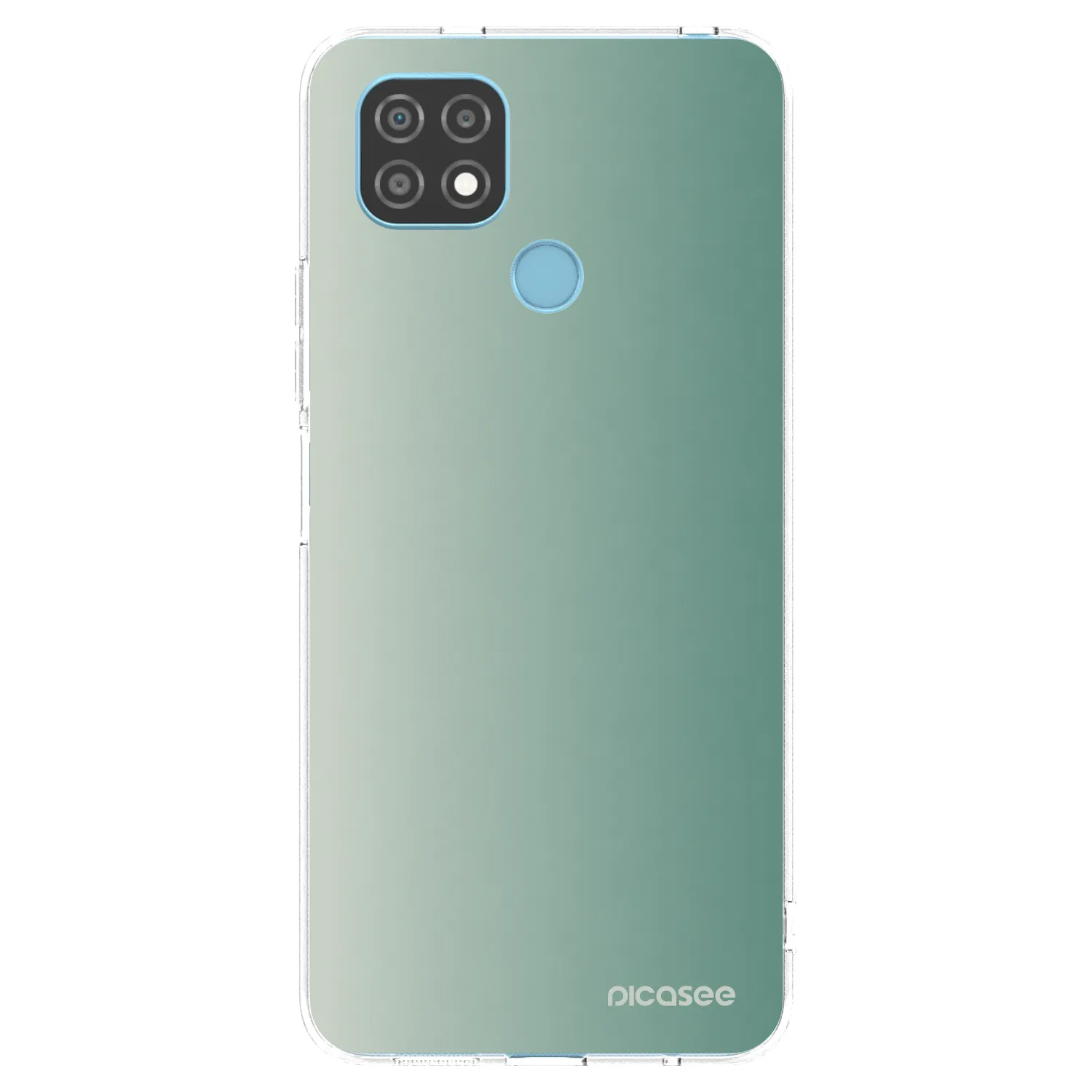 Picasee Realme C21 Hülle - Transparentes Silikon - Misty Sage