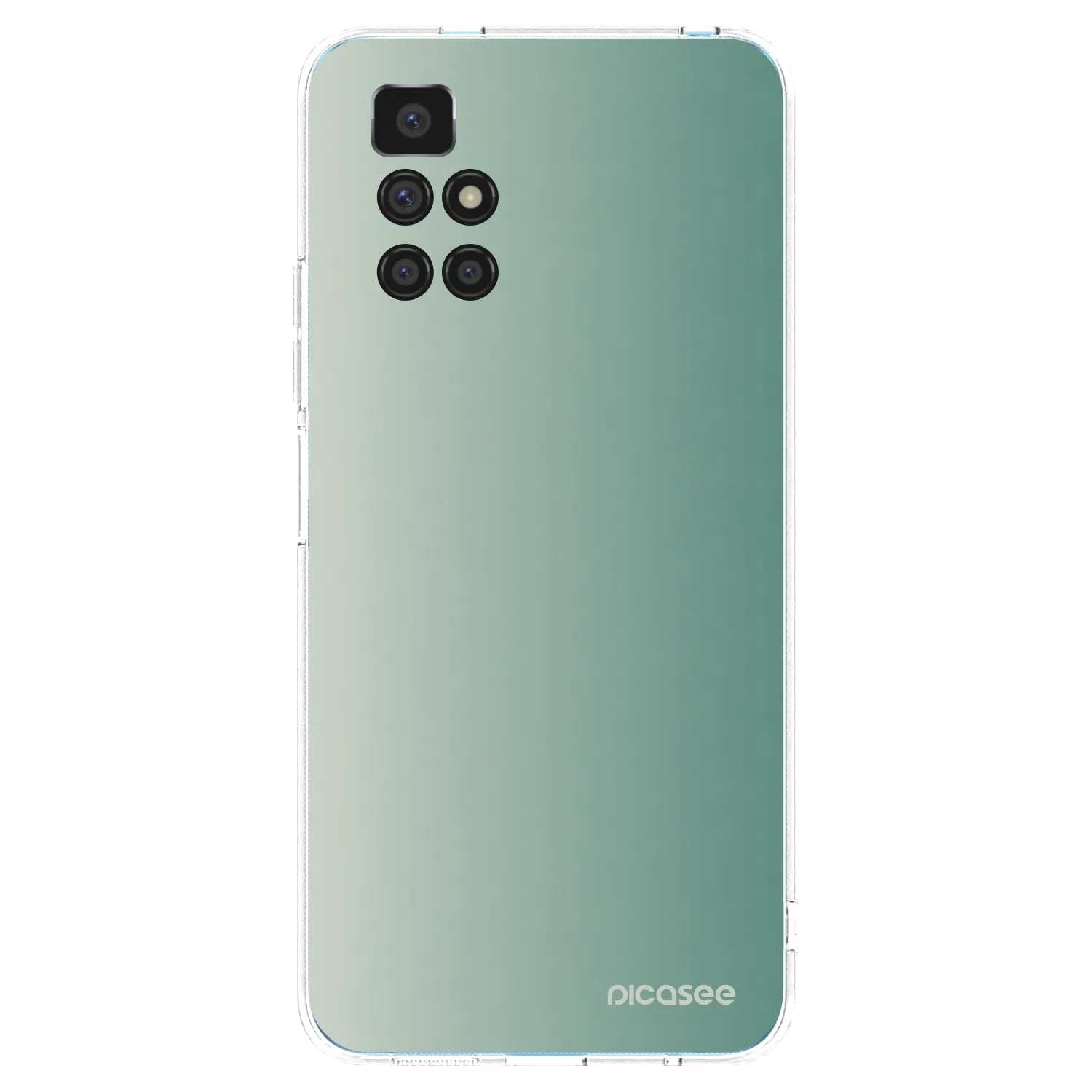 Picasee Xiaomi Redmi 10 Hülle - Transparentes Silikon - Misty Sage