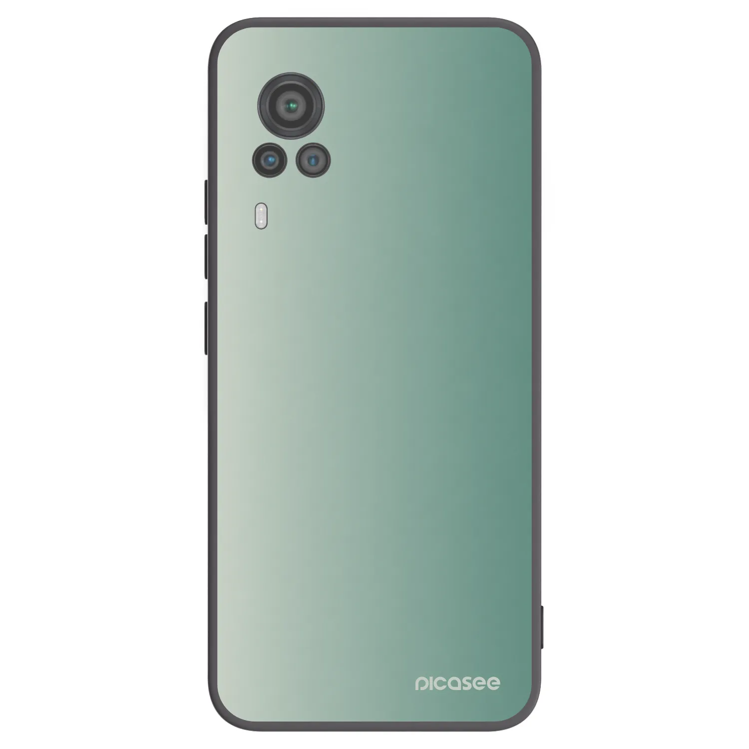 Picasee Vivo X60 Pro 5G Hülle - Schwarzes Silikon - Misty Sage
