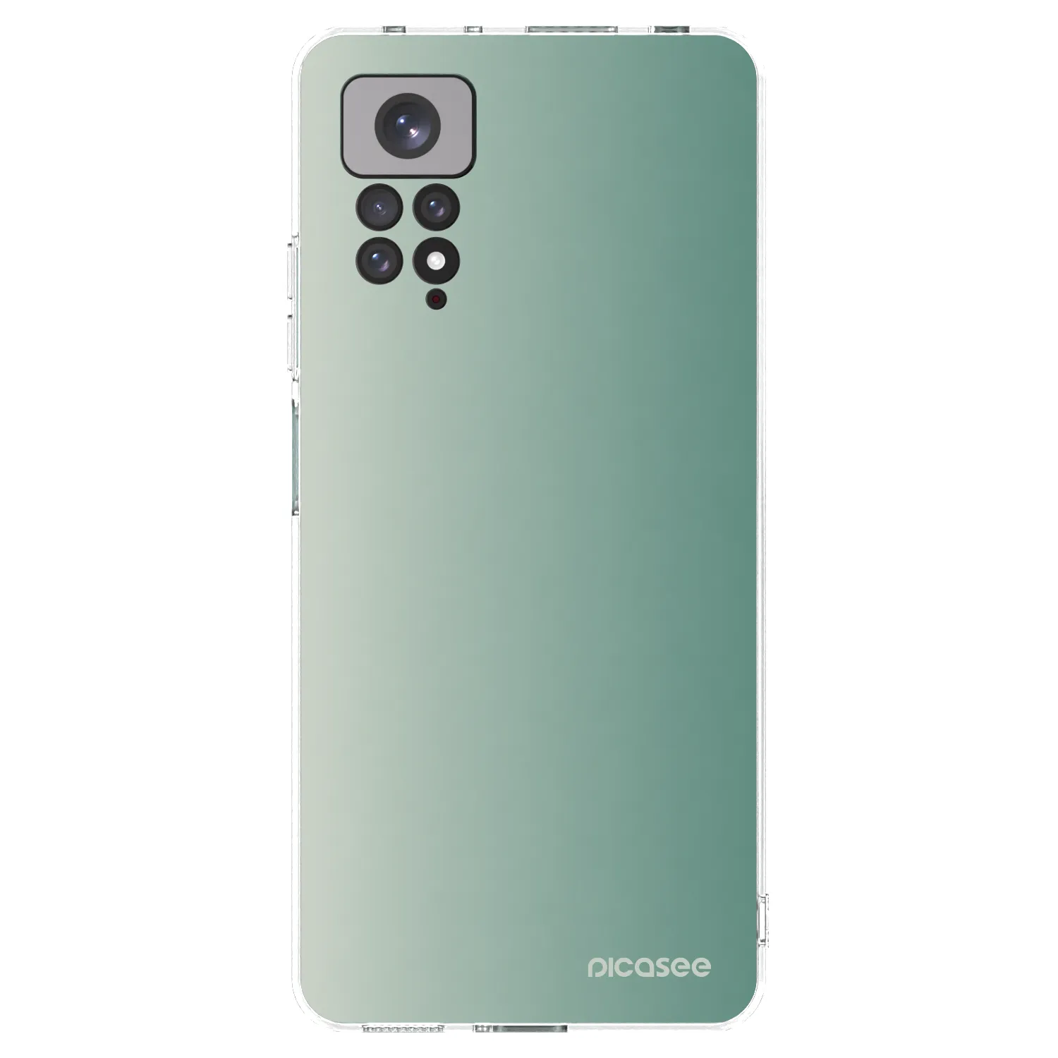 Picasee Xiaomi Redmi Note 11S 4G Hülle - Transparentes Silikon - Misty Sage