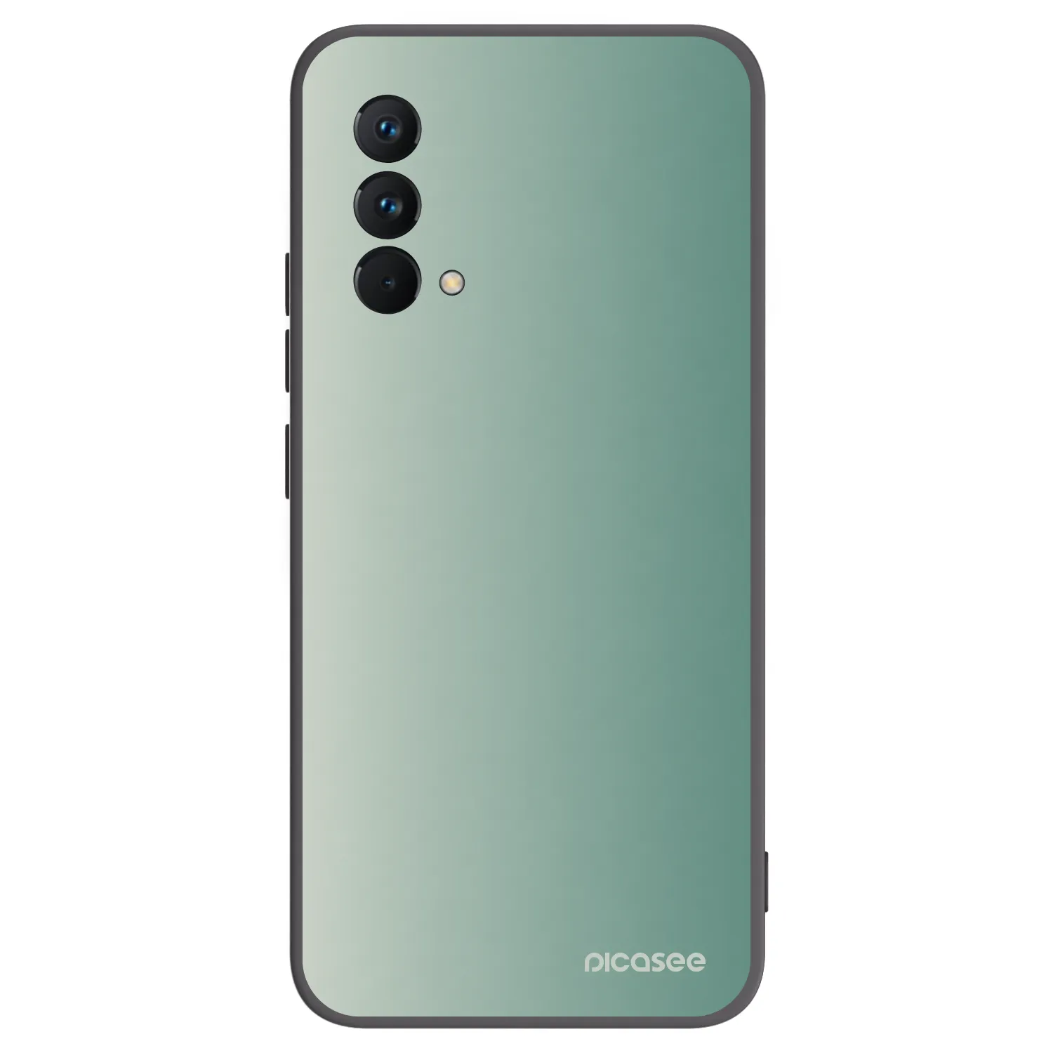 Picasee Realme GT Master Edition 5G Hülle - Schwarzes Silikon - Misty Sage