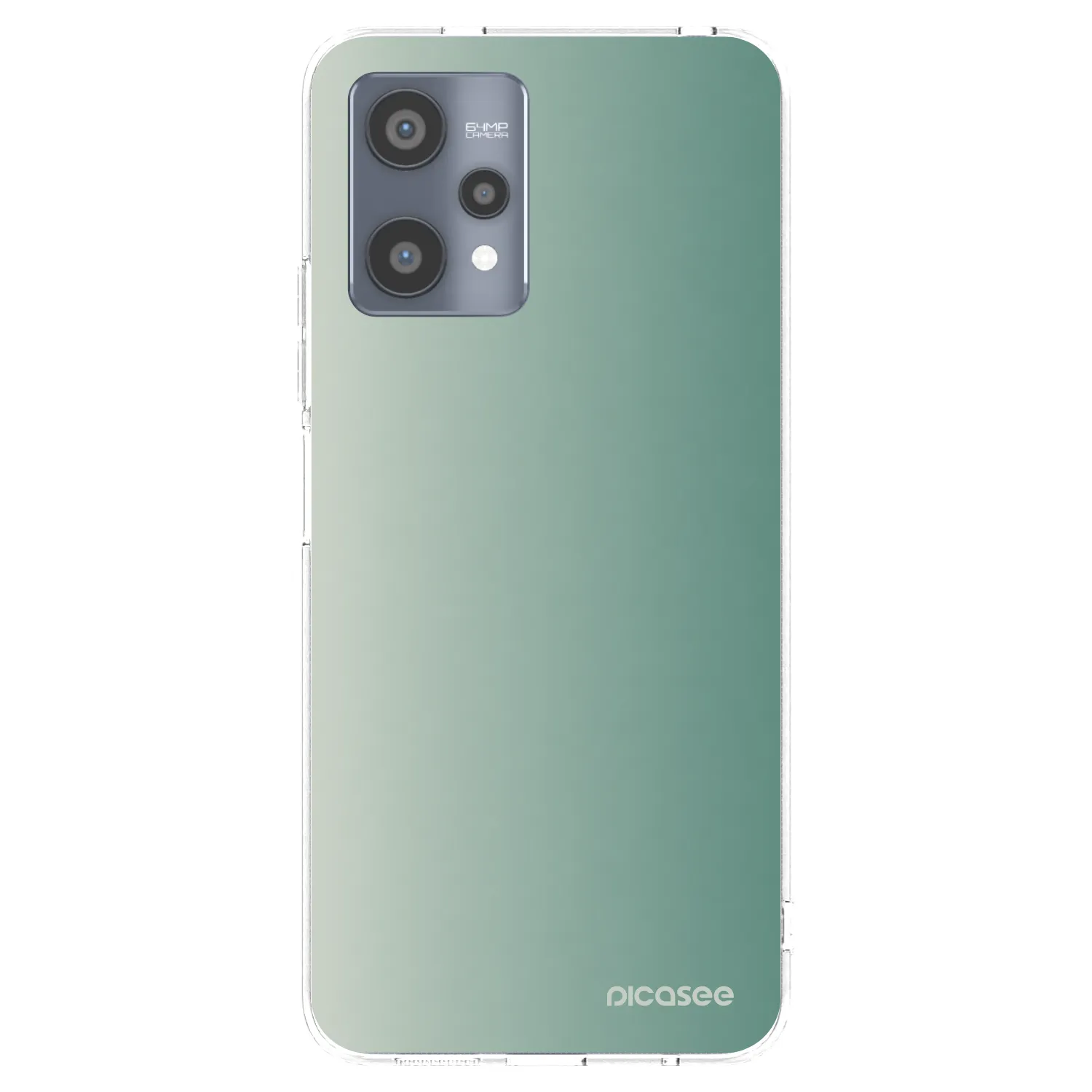 Picasee Realme 9 Pro 5G Hülle - Transparentes Silikon - Misty Sage