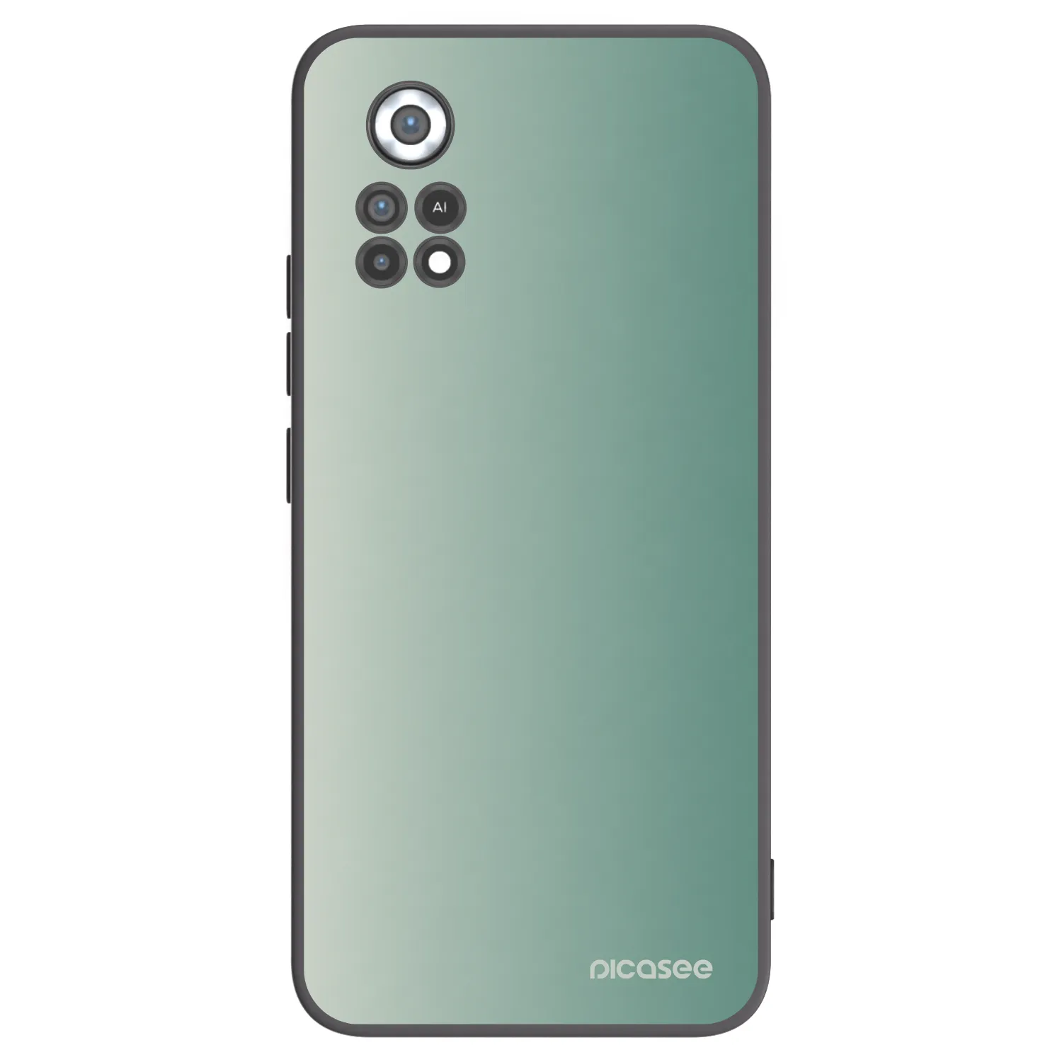 Picasee Xiaomi Poco X4 Pro 5G Hülle - Schwarzes Silikon - Misty Sage