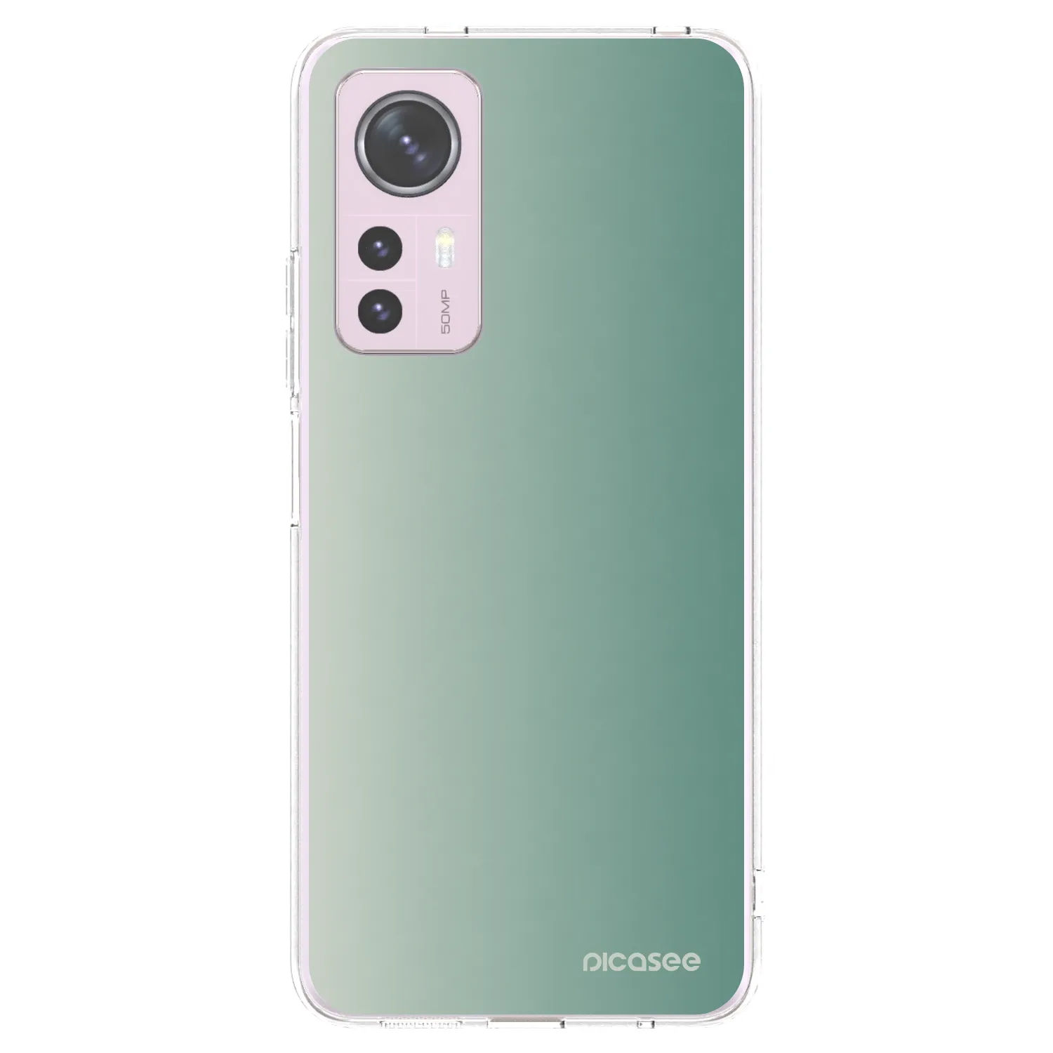 Picasee Xiaomi 12 Hülle - Transparentes Silikon - Misty Sage