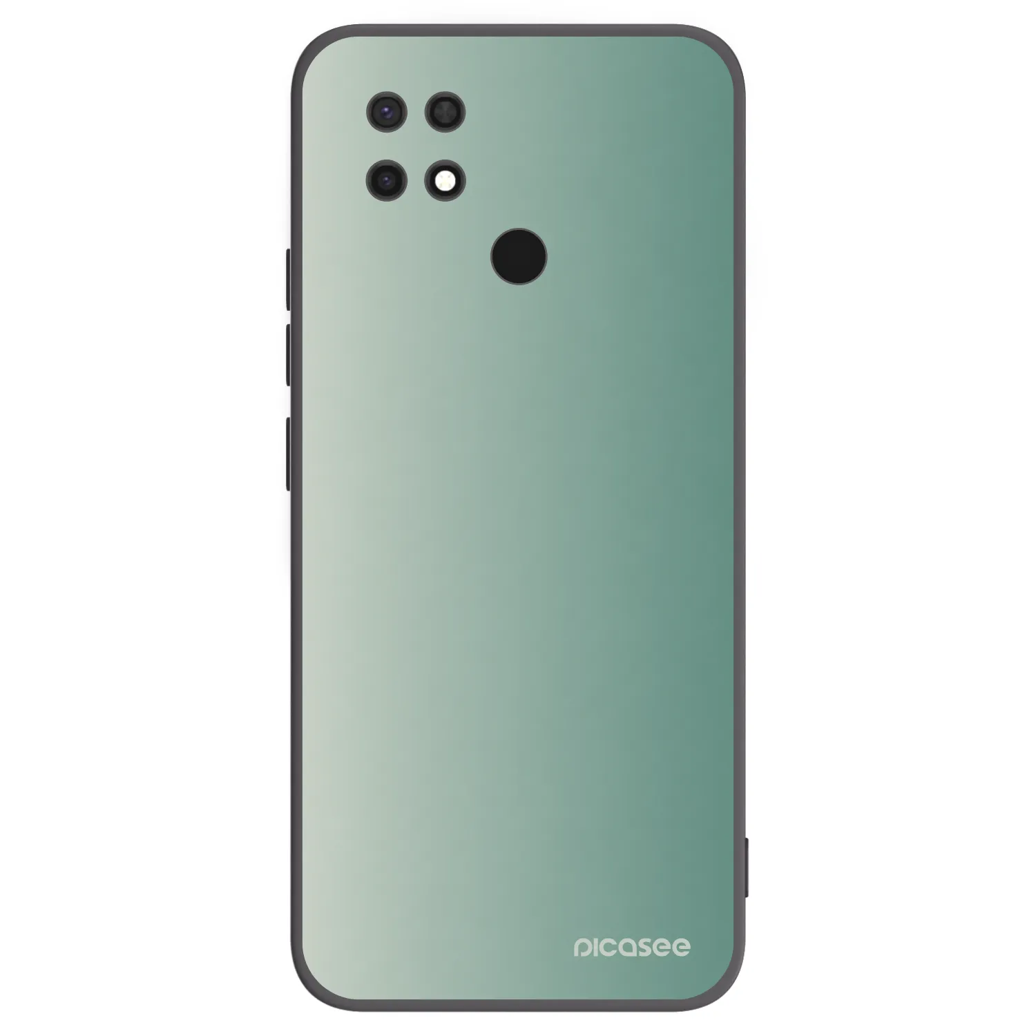 Picasee Xiaomi Redmi 10C Hülle - Schwarzes Silikon - Misty Sage