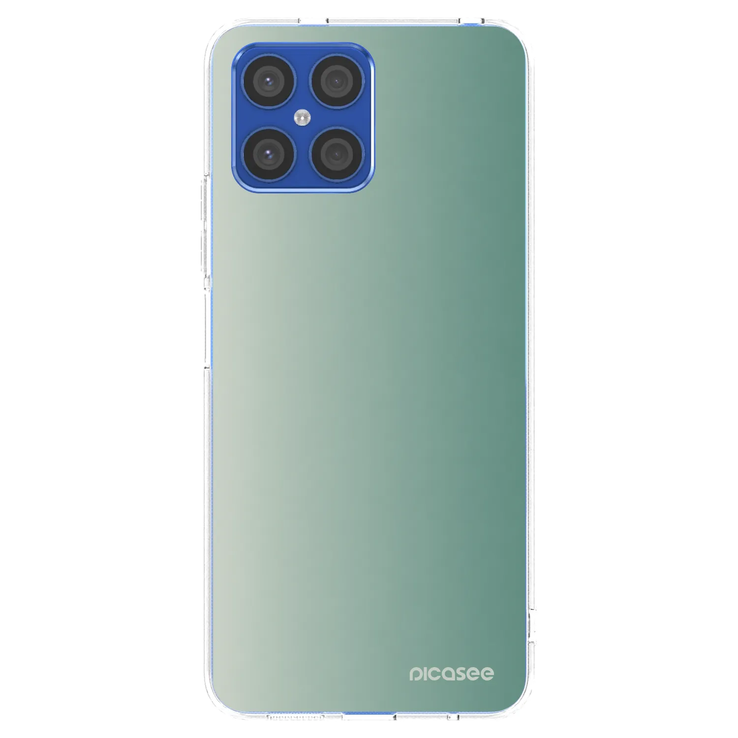 Picasee Honor X8 4G Hülle - Transparentes Silikon - Misty Sage