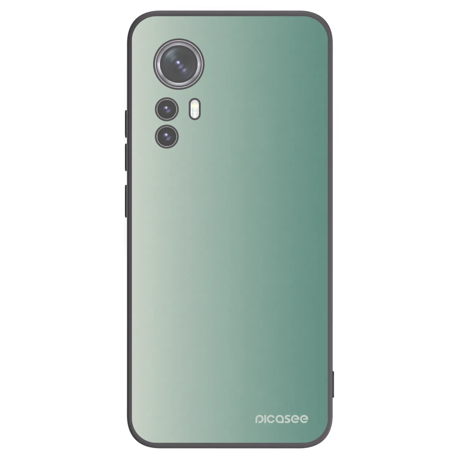 Picasee Xiaomi 12X Hülle - Schwarzes Silikon - Misty Sage