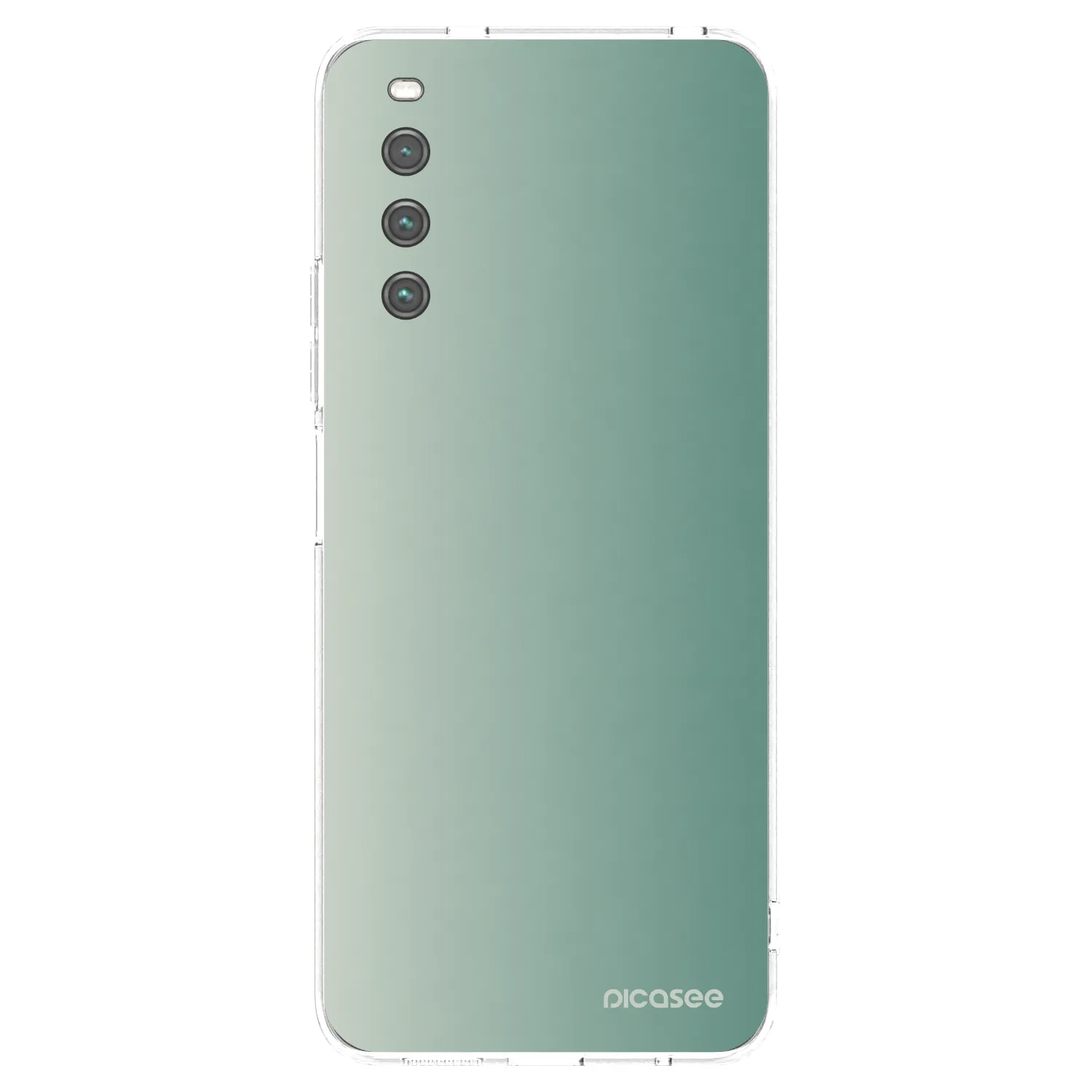 Picasee Sony Xperia 10 IV 5G Hülle - Transparentes Silikon - Misty Sage